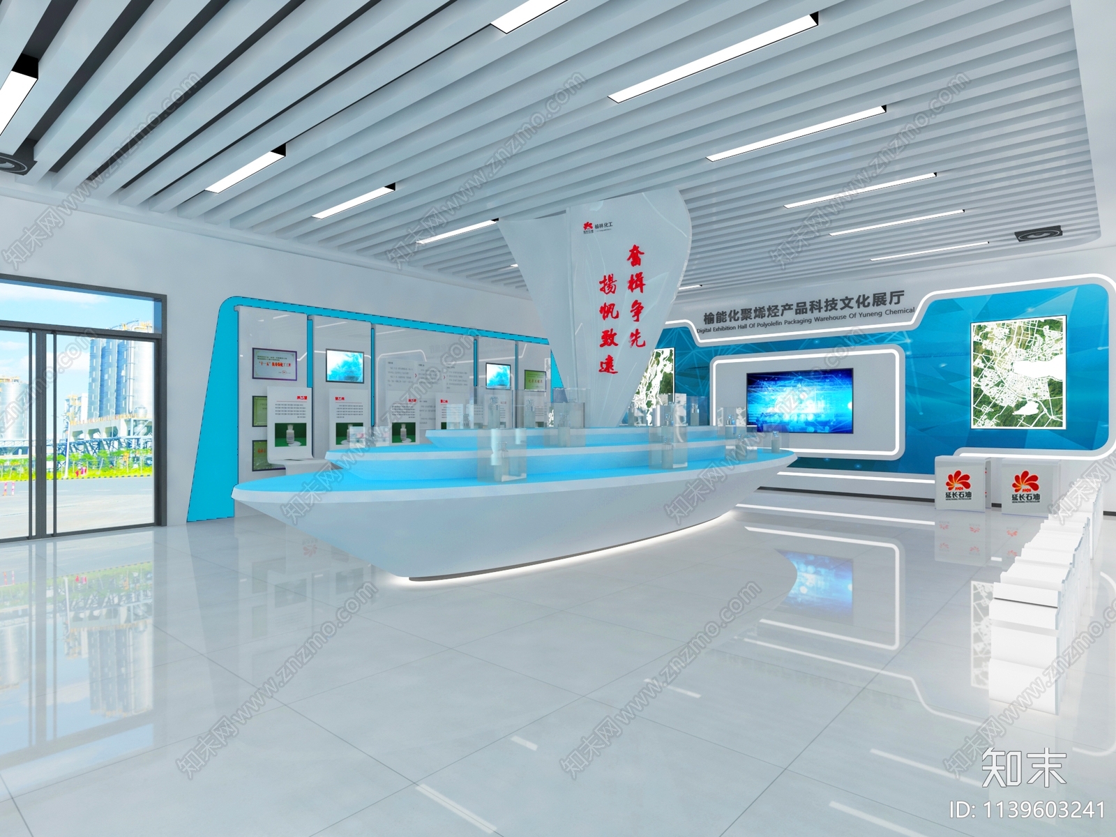 科技文化展厅cad施工图下载【ID:1139603241】