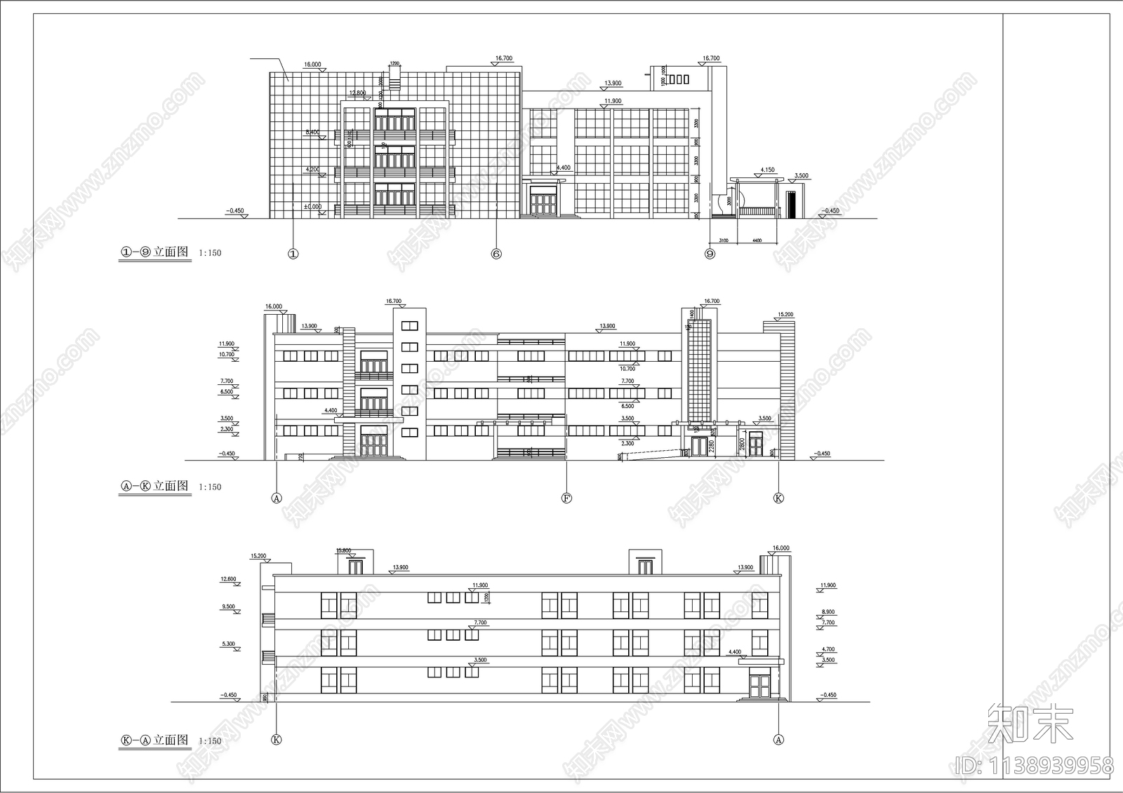 文化娱乐建筑cad施工图下载【ID:1138939958】