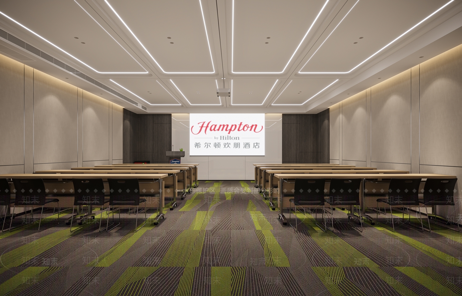 现代报告厅3D模型下载【ID:1138957330】