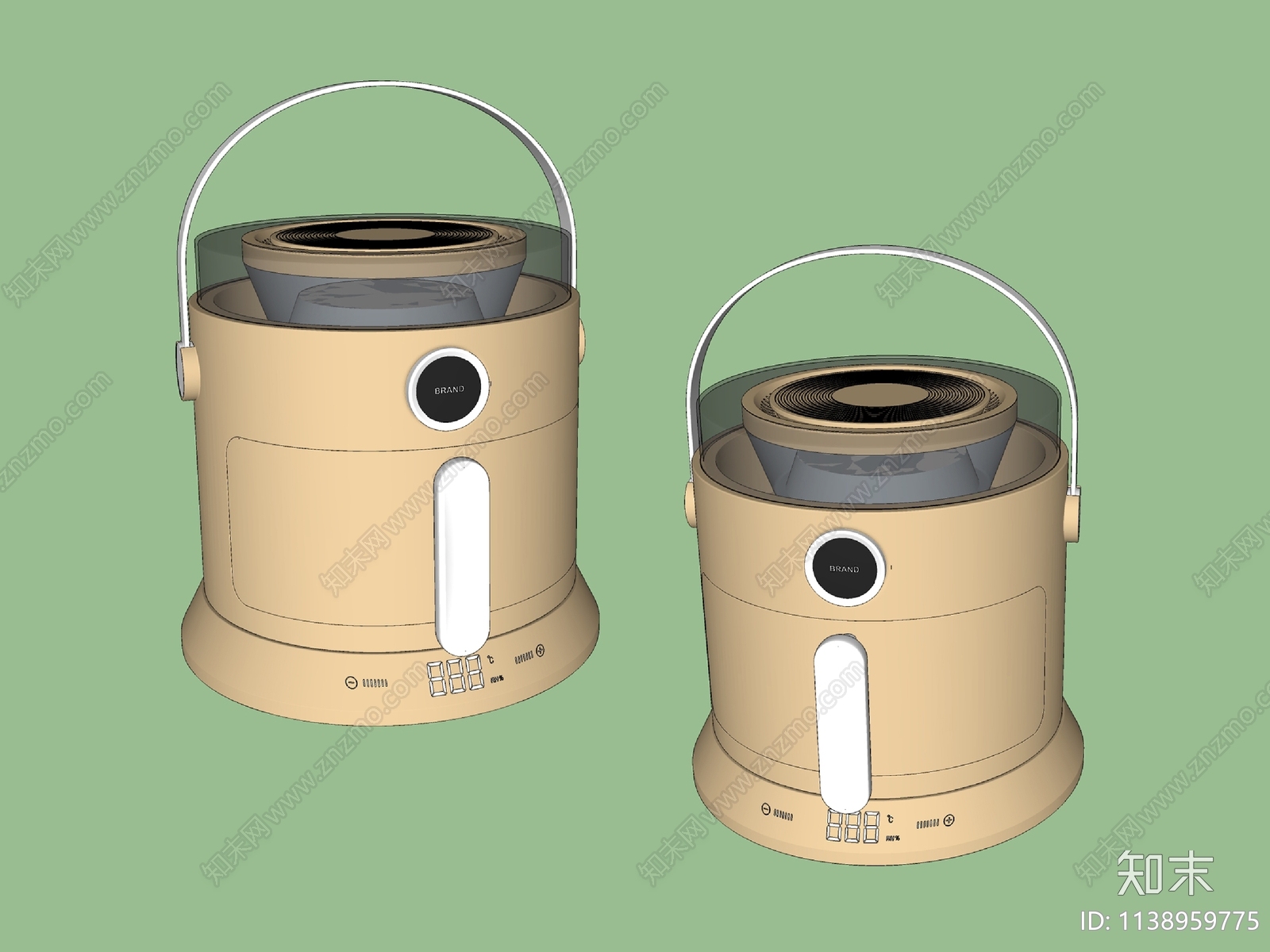 空气炸锅SU模型下载【ID:1138959775】
