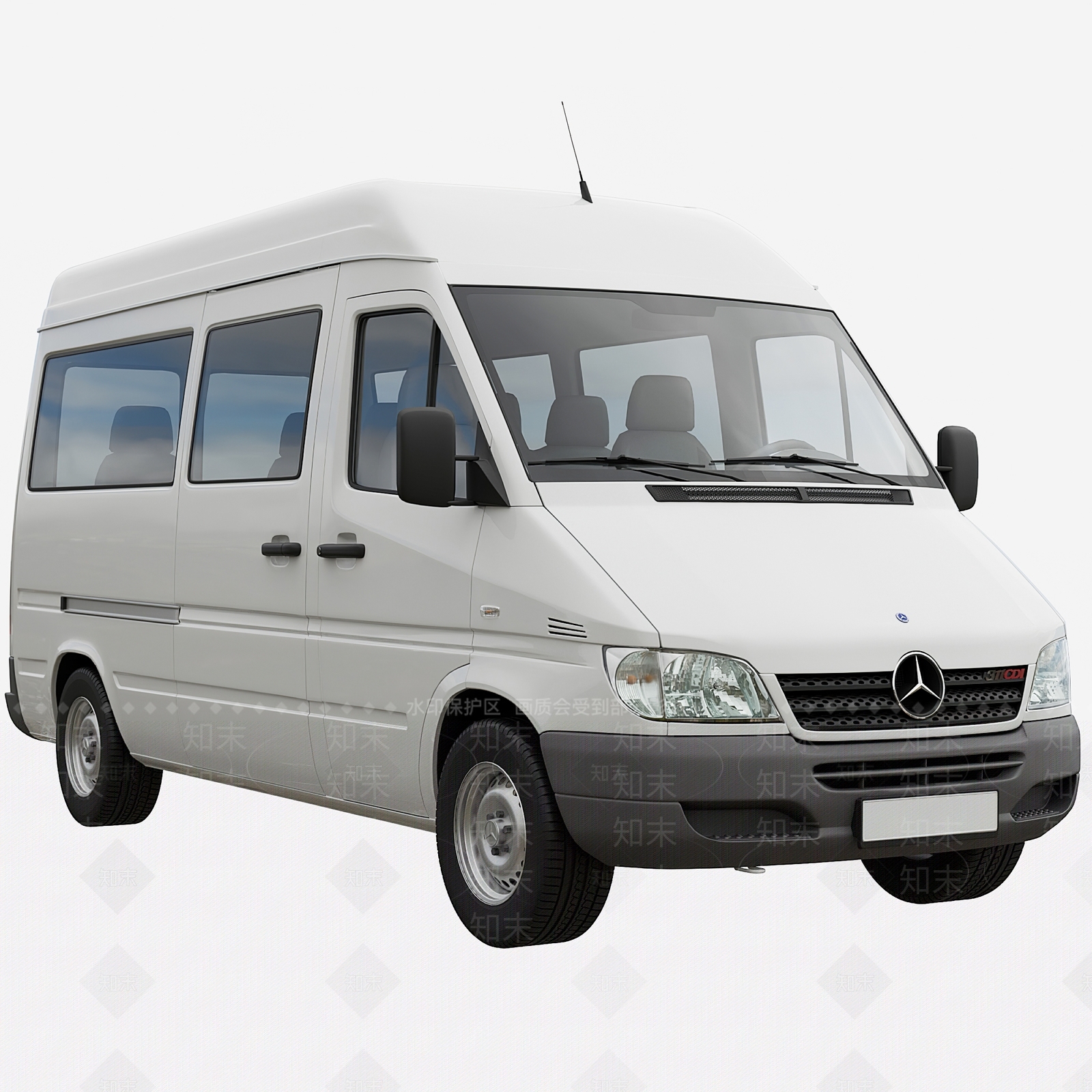 奔驰商务车3D模型下载【ID:1138961607】