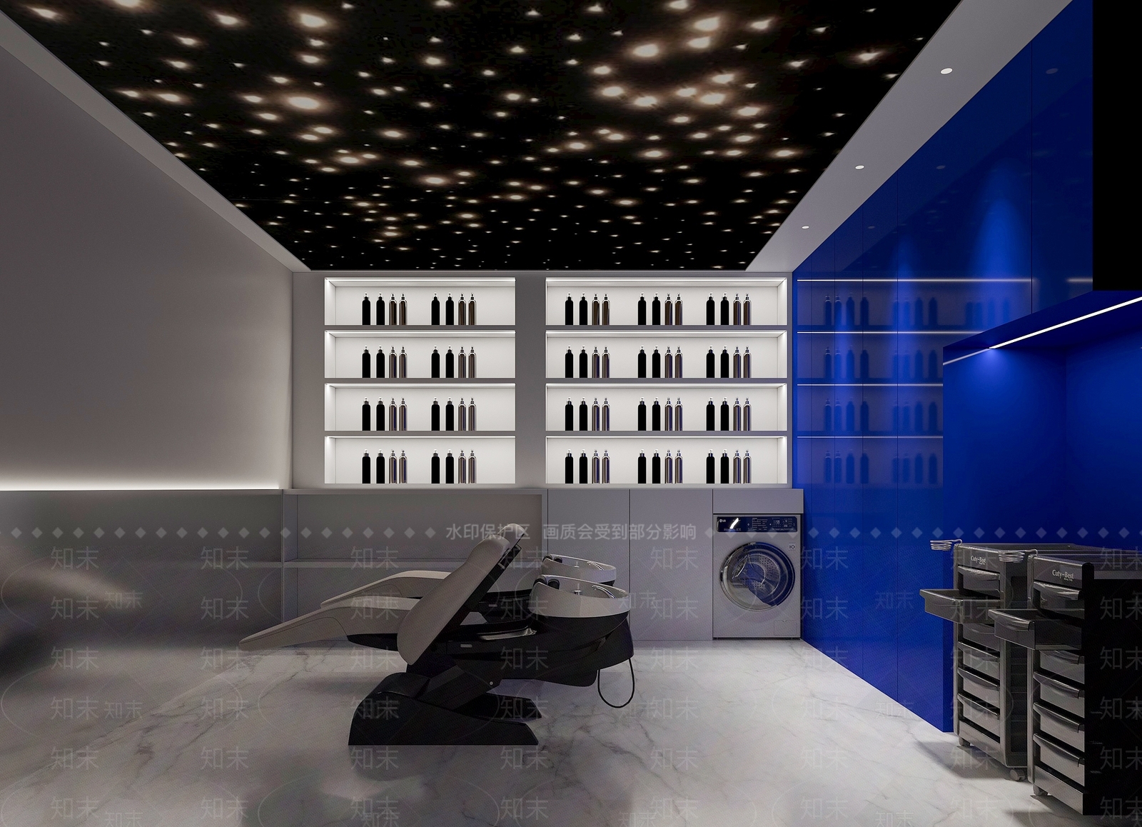 现代美容美发3D模型下载【ID:1138973089】