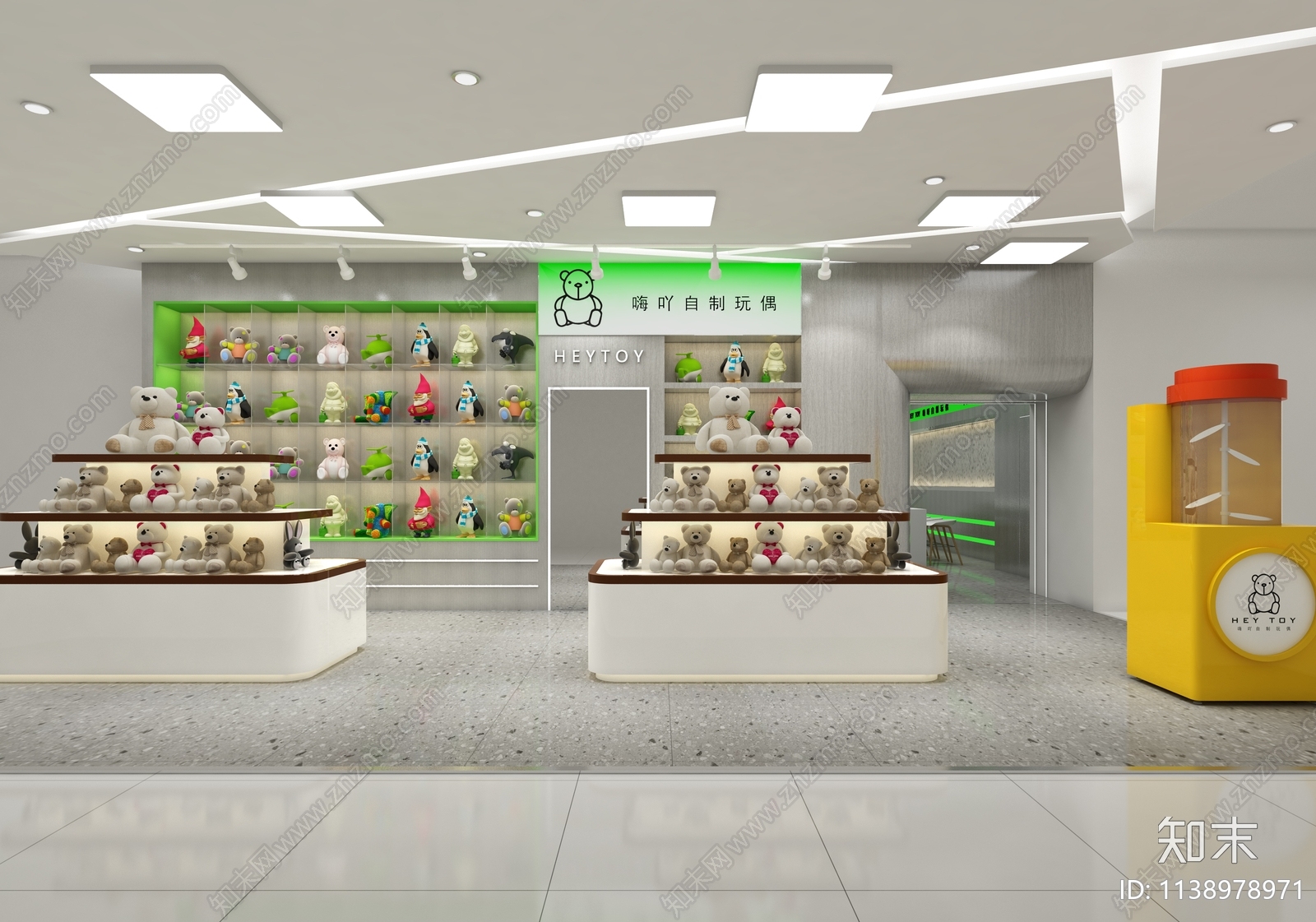 现代玩具礼品店3D模型下载【ID:1138978971】