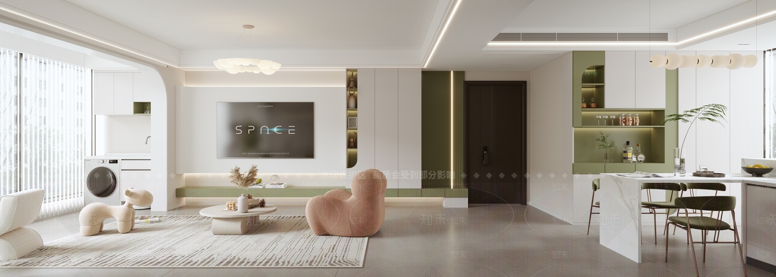 现代玄关3D模型下载【ID:1221849424】