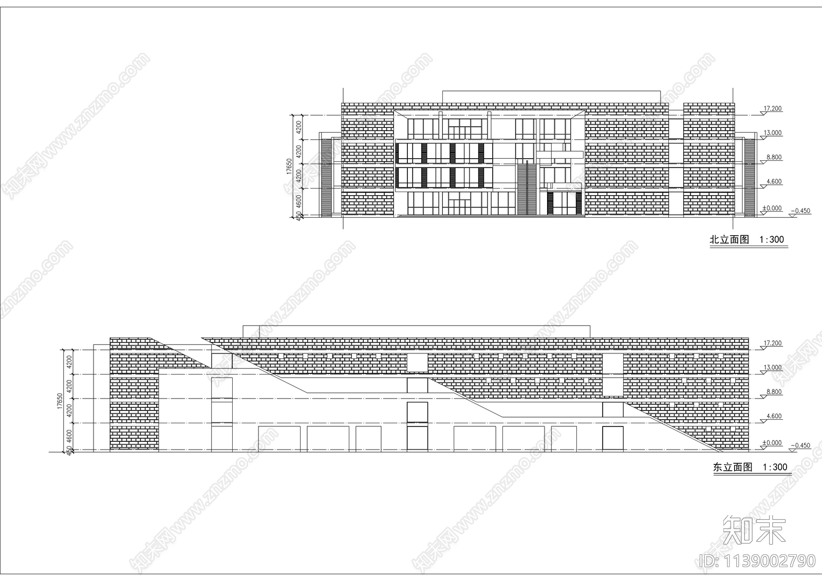 商场建筑cad施工图下载【ID:1139002790】