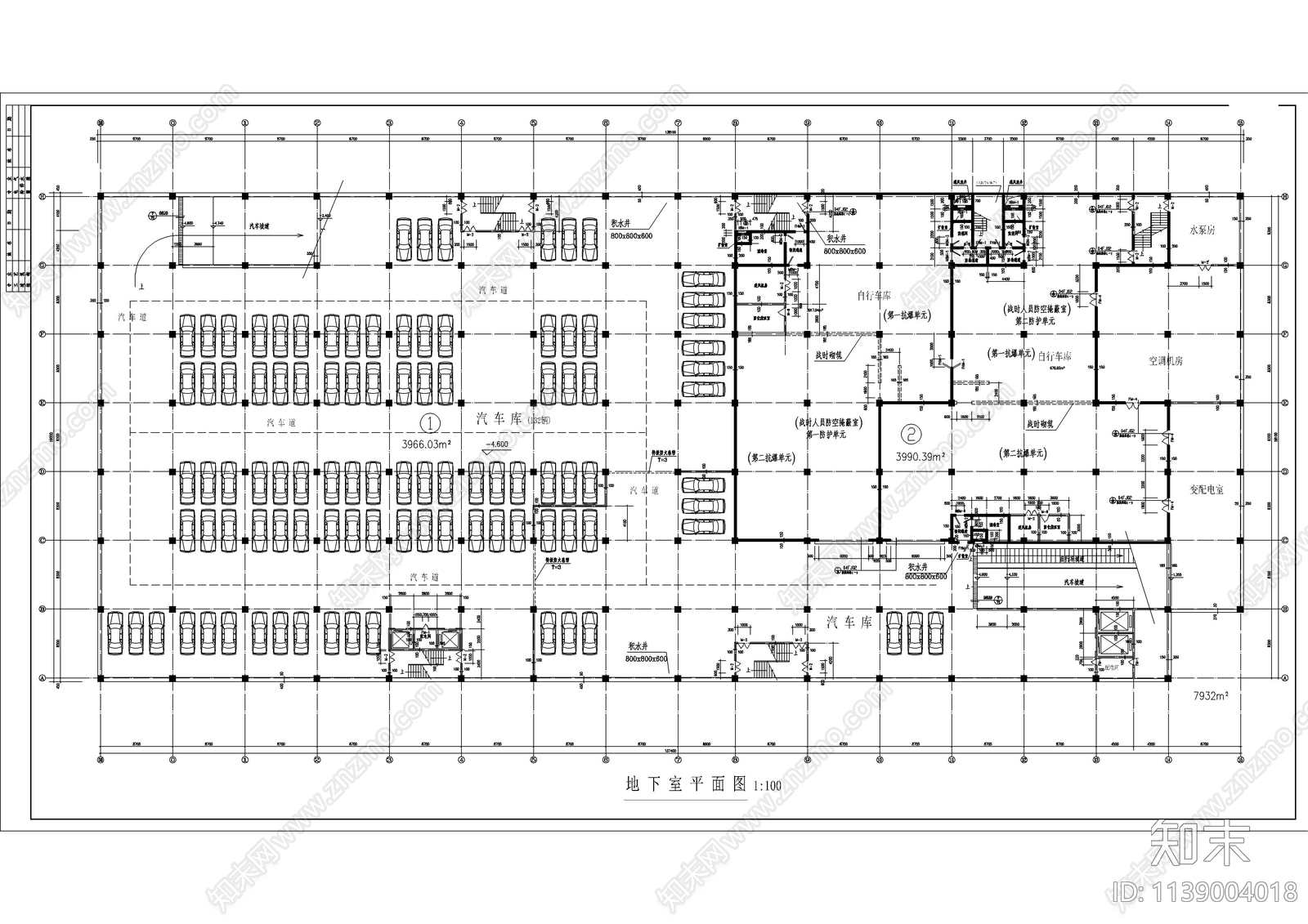 商场建筑平面图施工图下载【ID:1139004018】