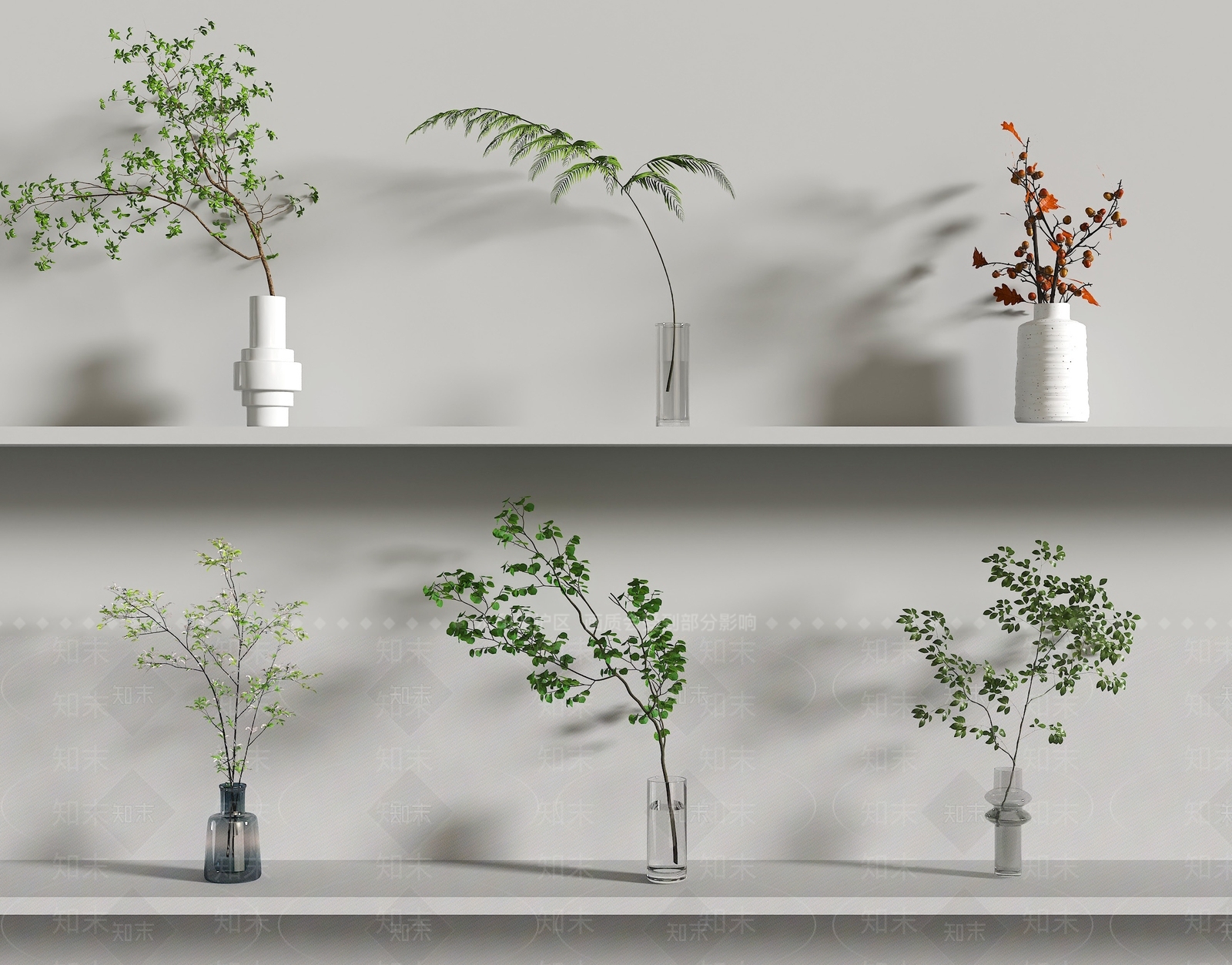 水生植物3D模型下载【ID:1139011543】
