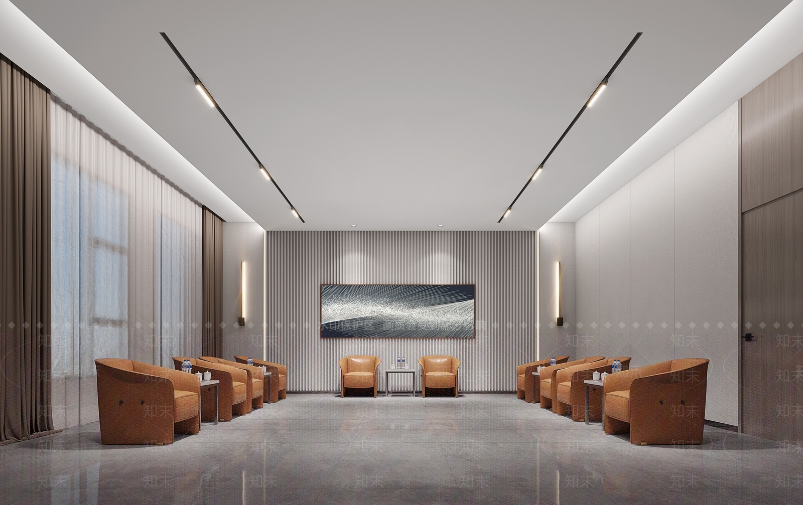 现代会客厅3D模型下载【ID:1139014508】