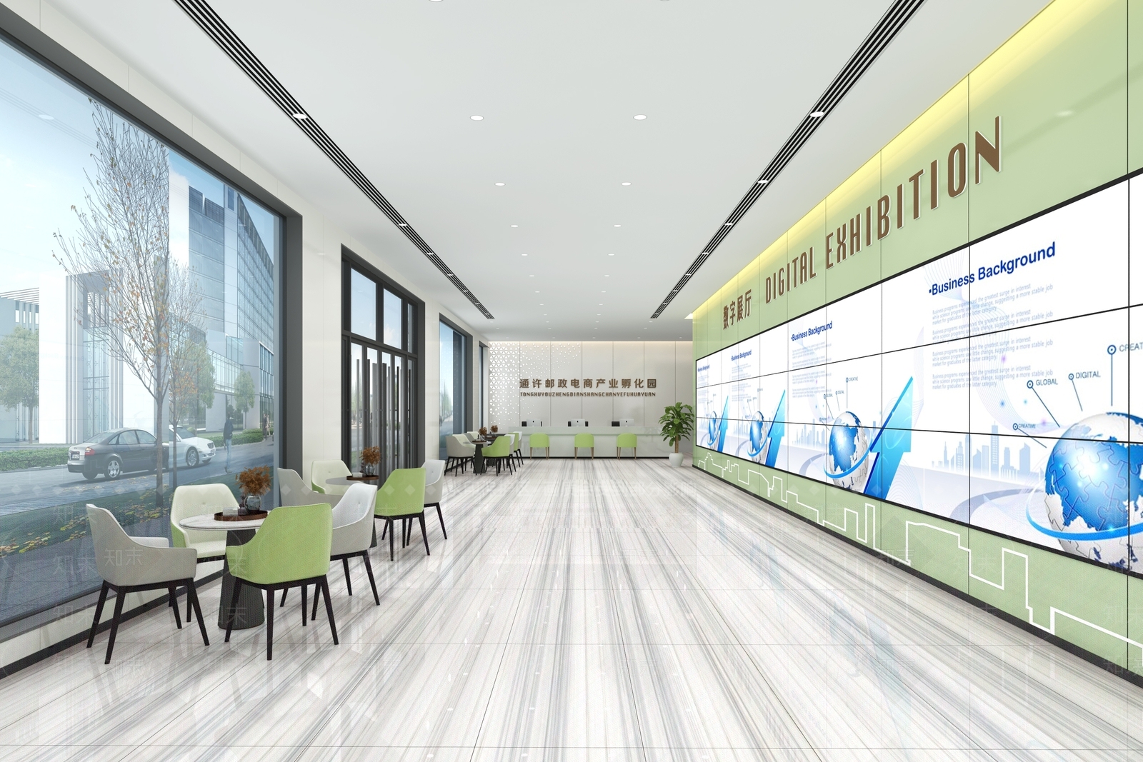 现代展厅3D模型下载【ID:1139021078】_知末3d模型网