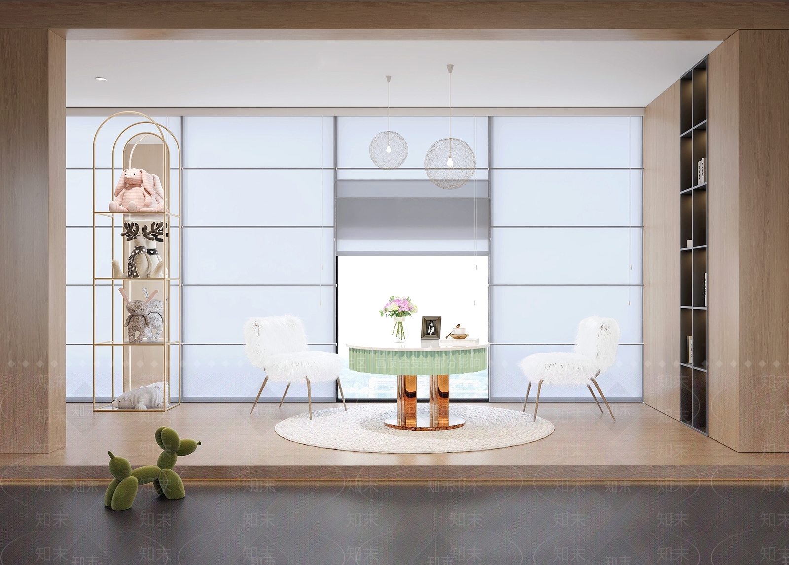 现代休息区SU模型下载【ID:1139022760】