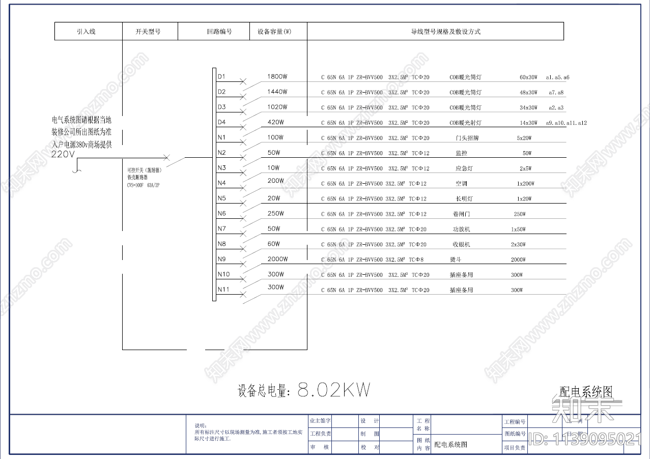 服装店cad施工图下载【ID:1139095021】