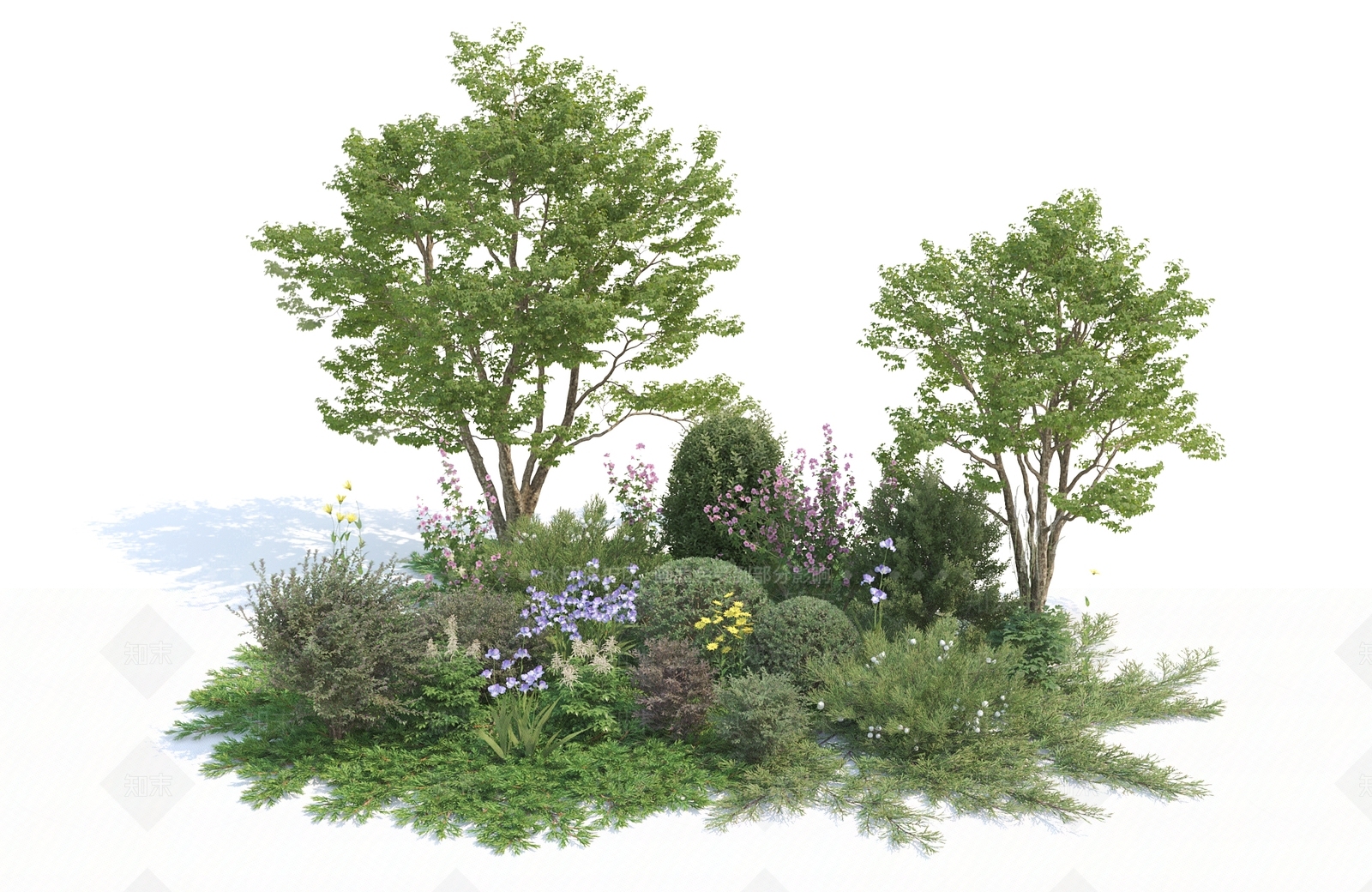 植物堆3D模型下载【ID:1139030511】