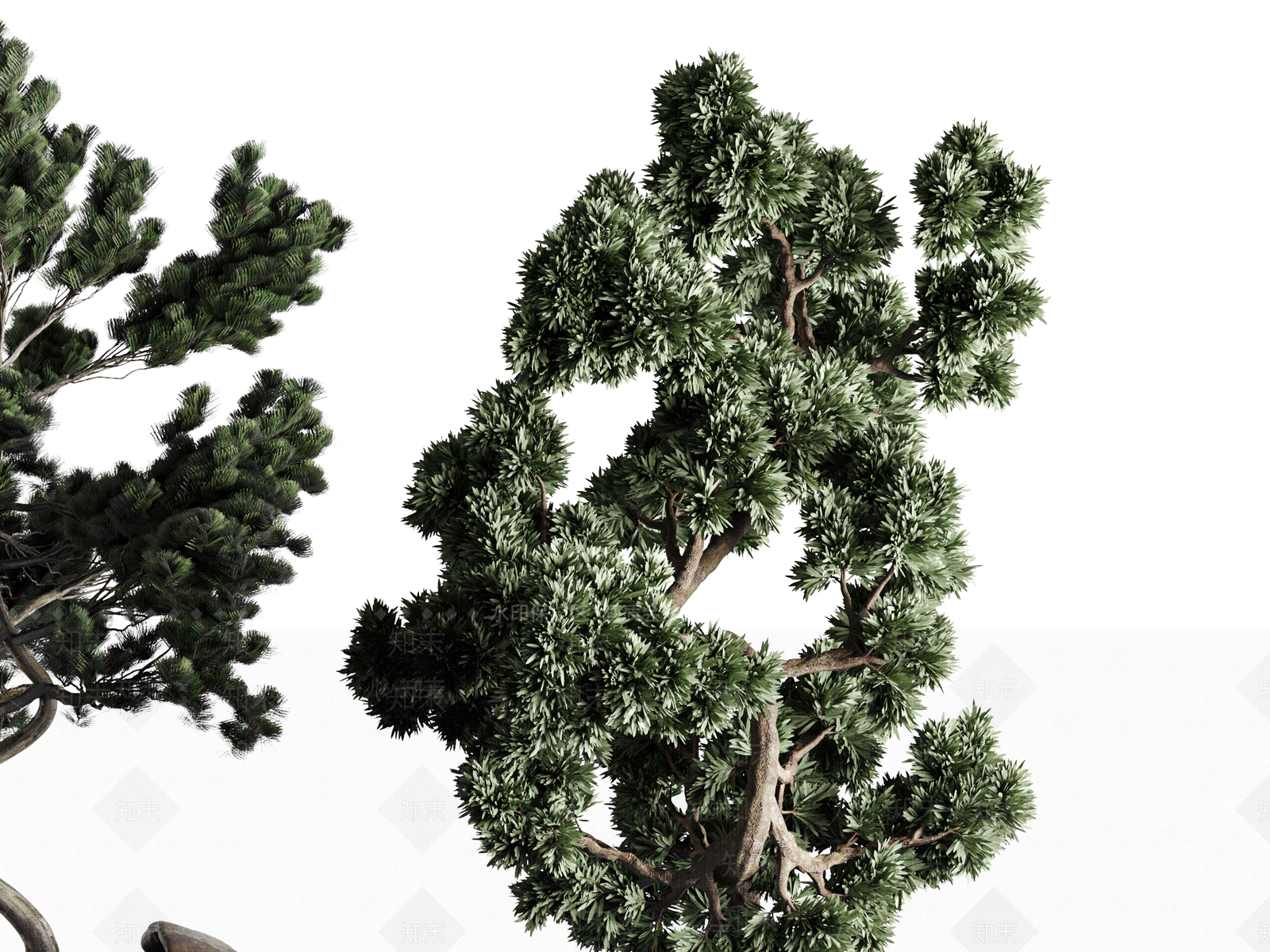 新中式盆景3D模型下载【ID:1139033175】