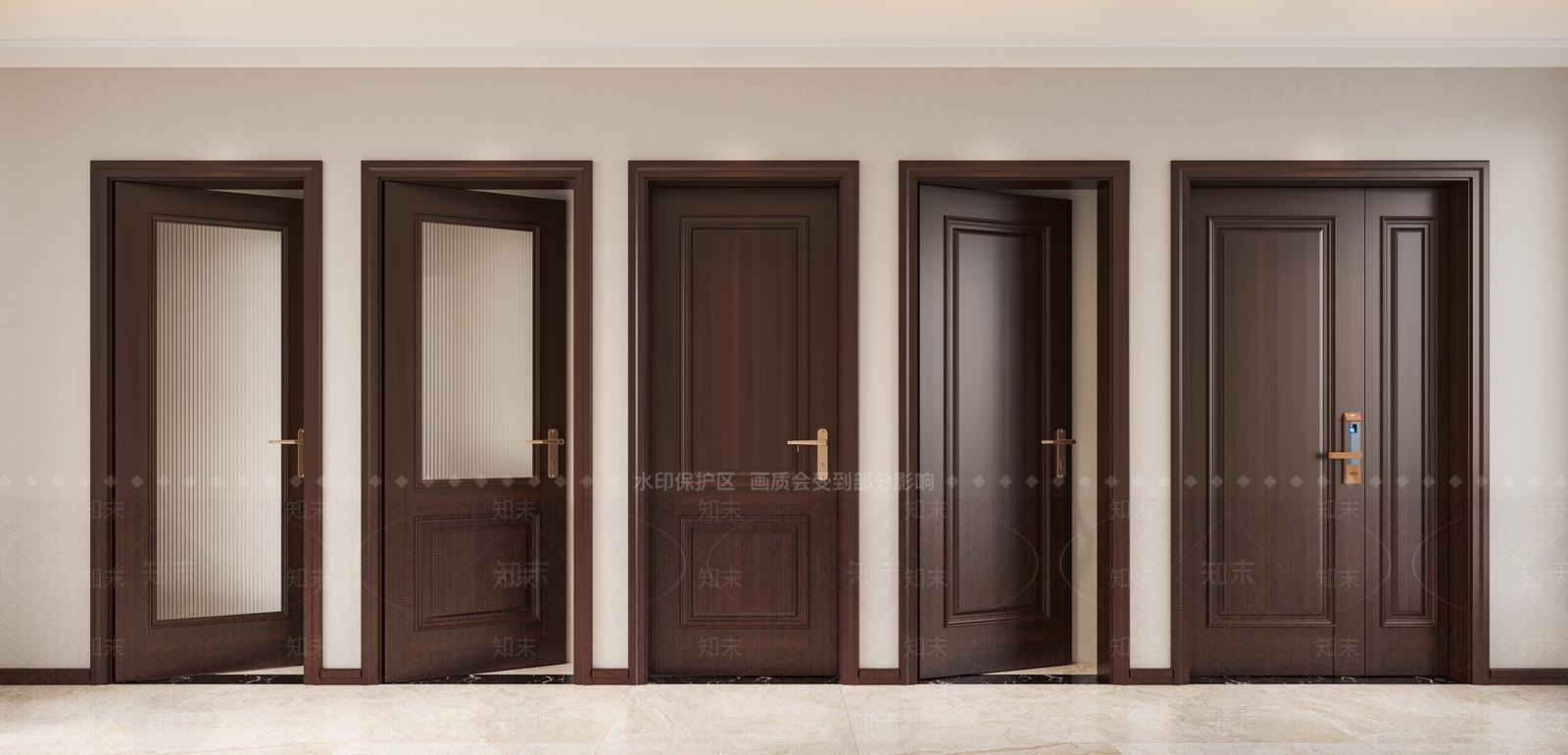 美式单开门3D模型下载【ID:1139035766】