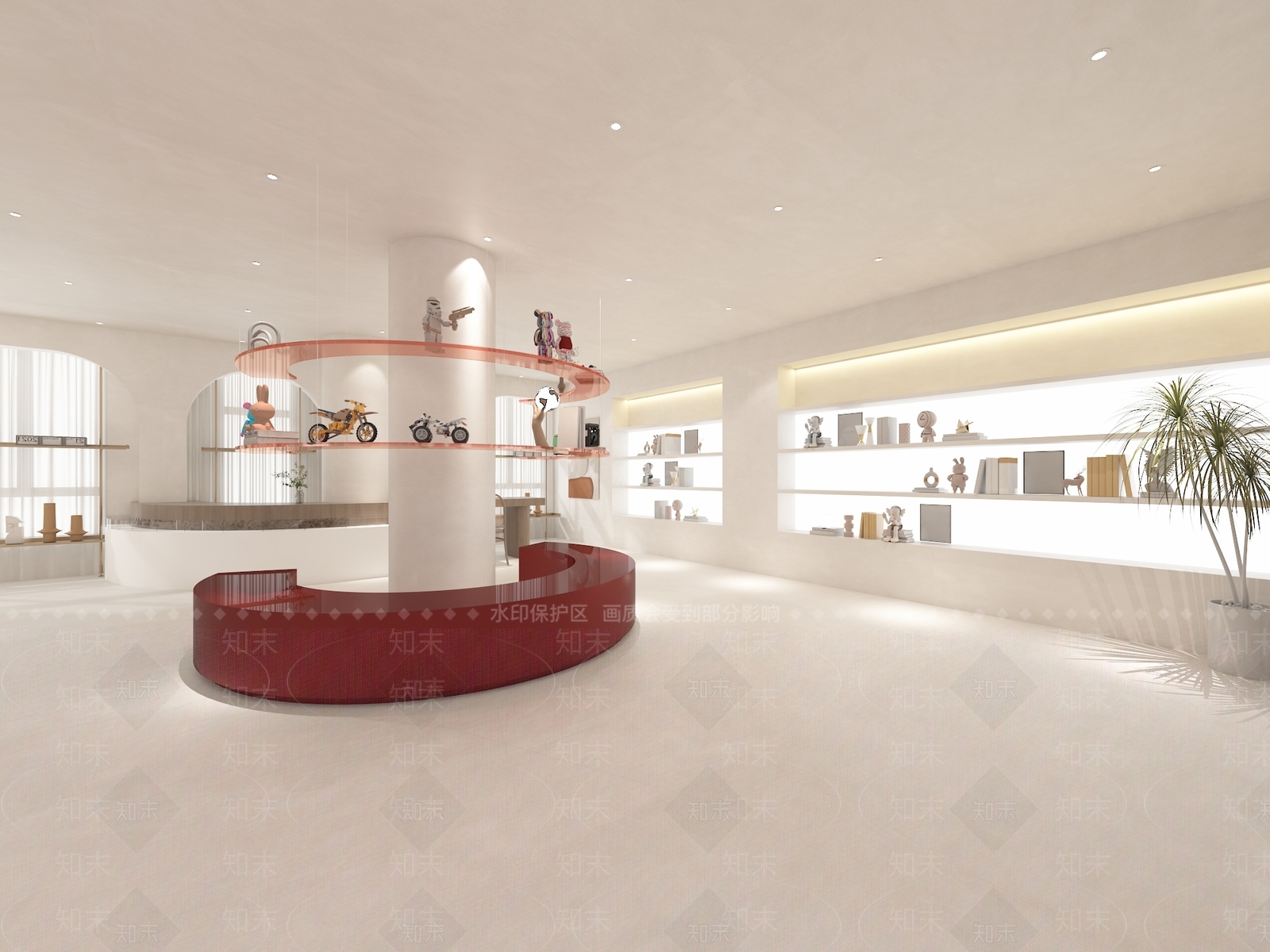 现代玩具礼品店3D模型下载【ID:1139094681】