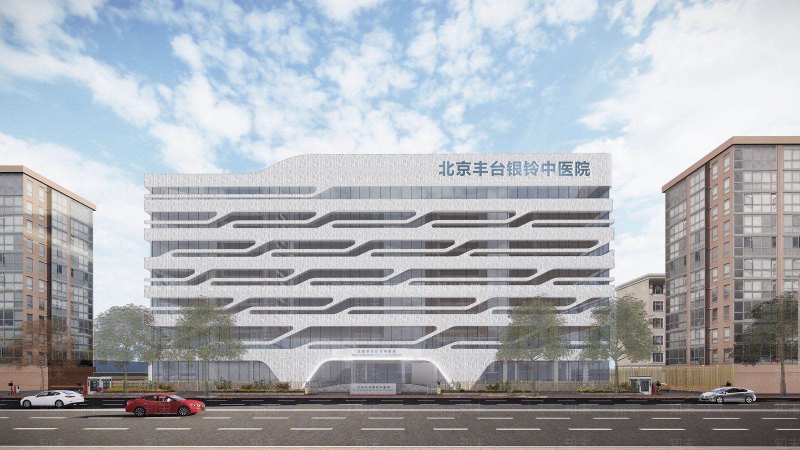 现代医疗建筑SU模型下载【ID:1139055372】