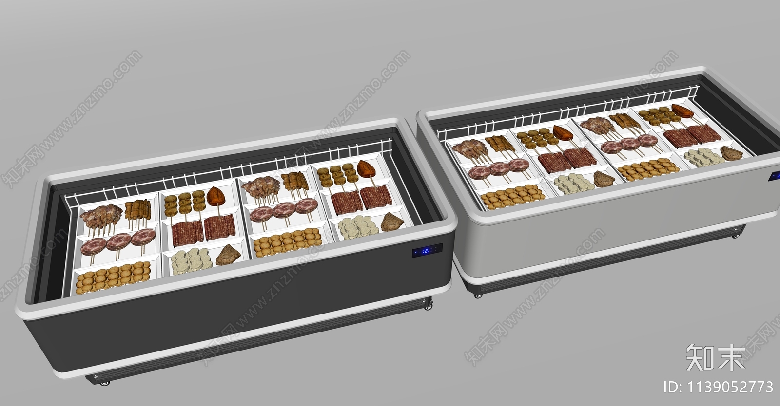 冰柜SU模型下载【ID:1139052773】