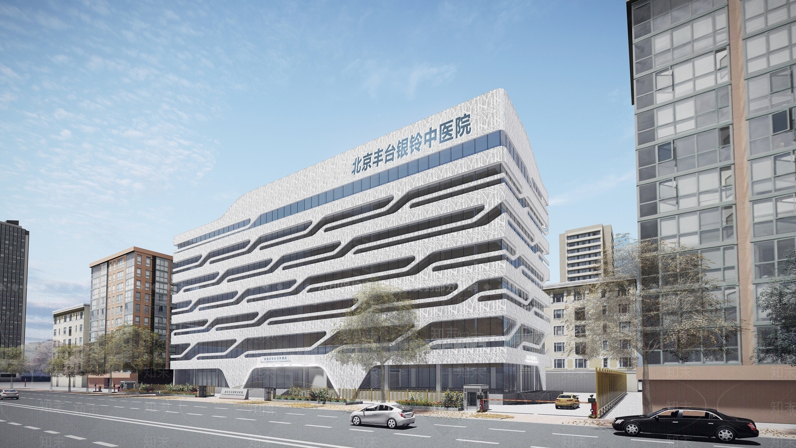 现代医疗建筑SU模型下载【ID:1139055372】