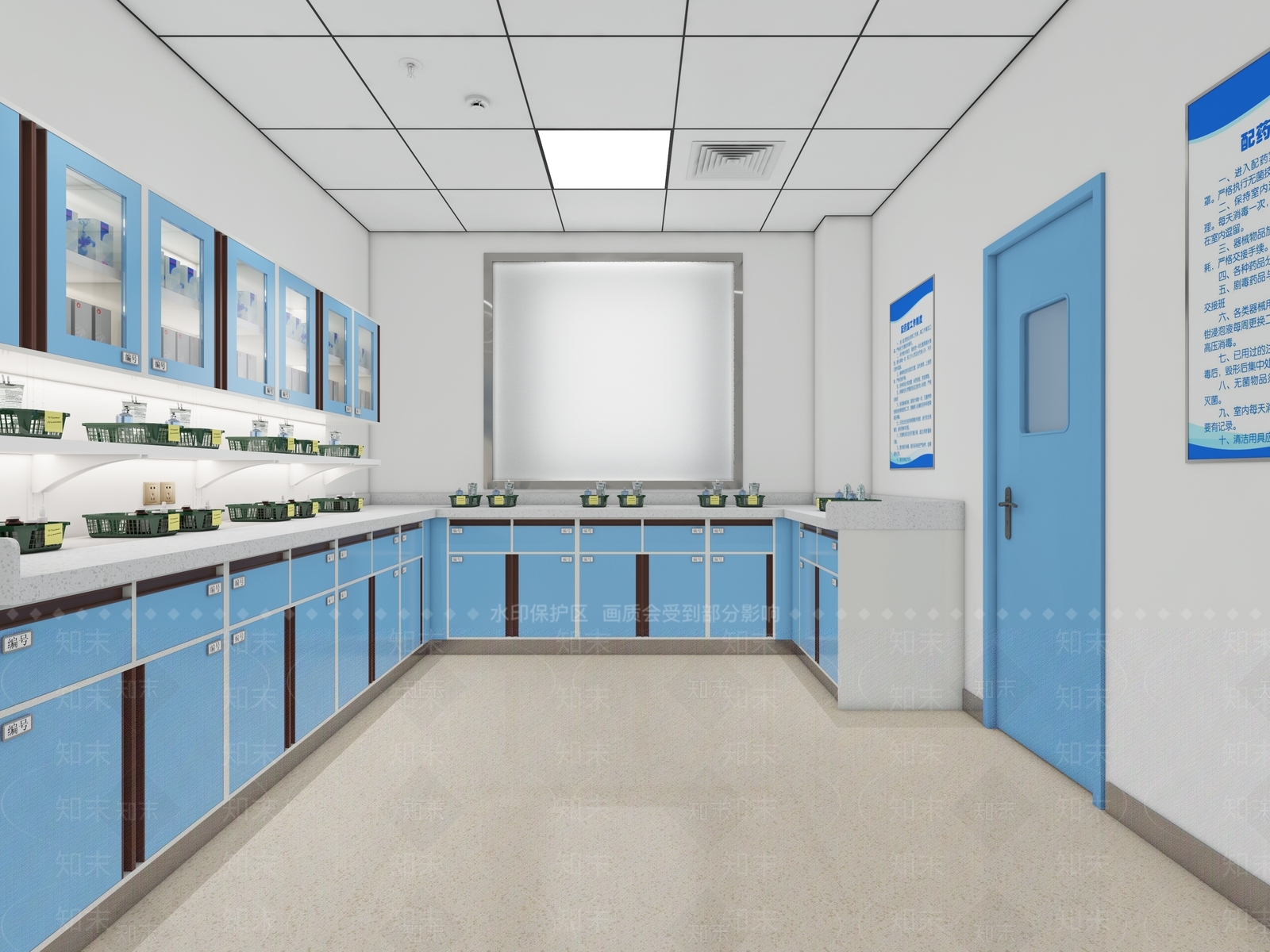 现代医院3D模型下载【ID:1139123599】
