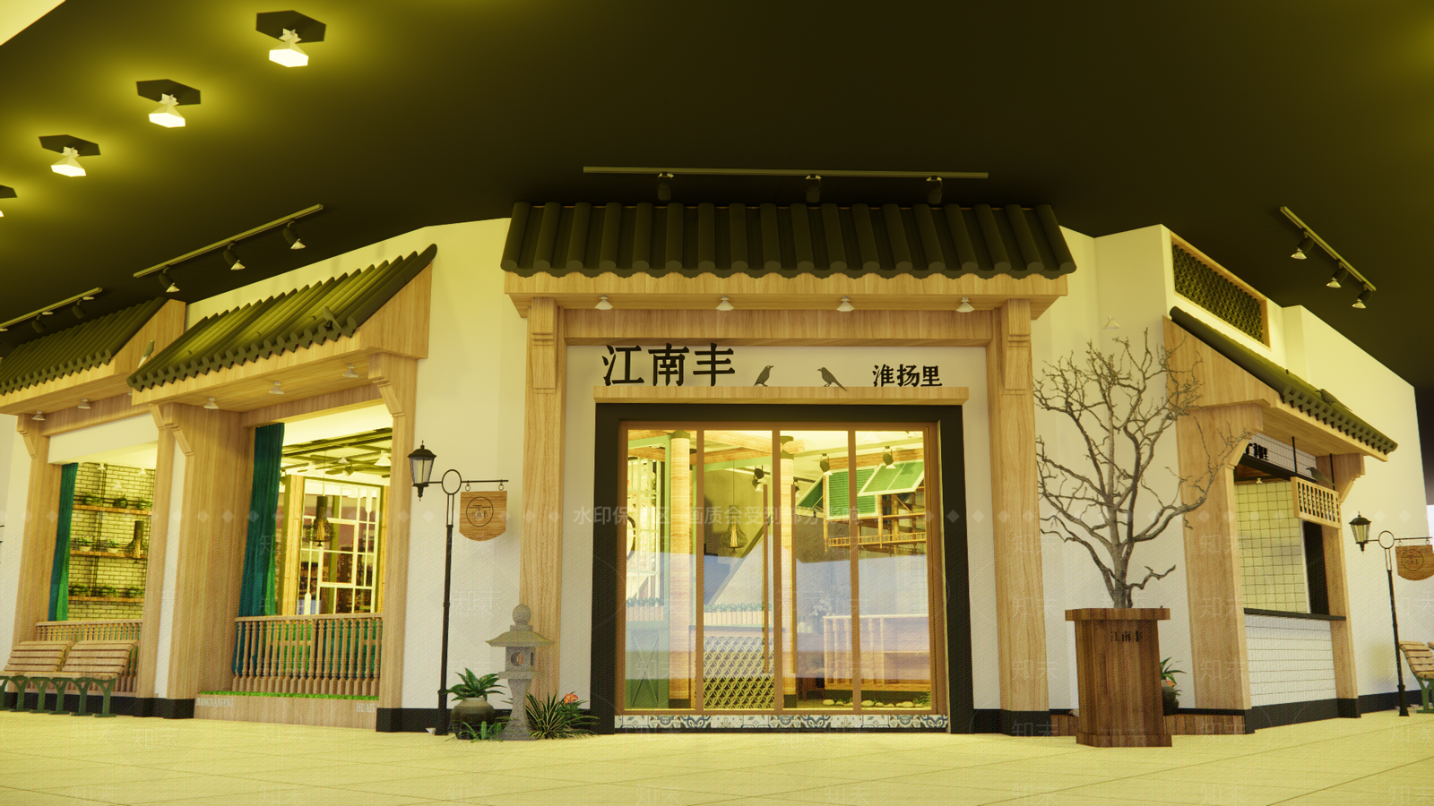 中餐厅SU模型下载【ID:1187948949】