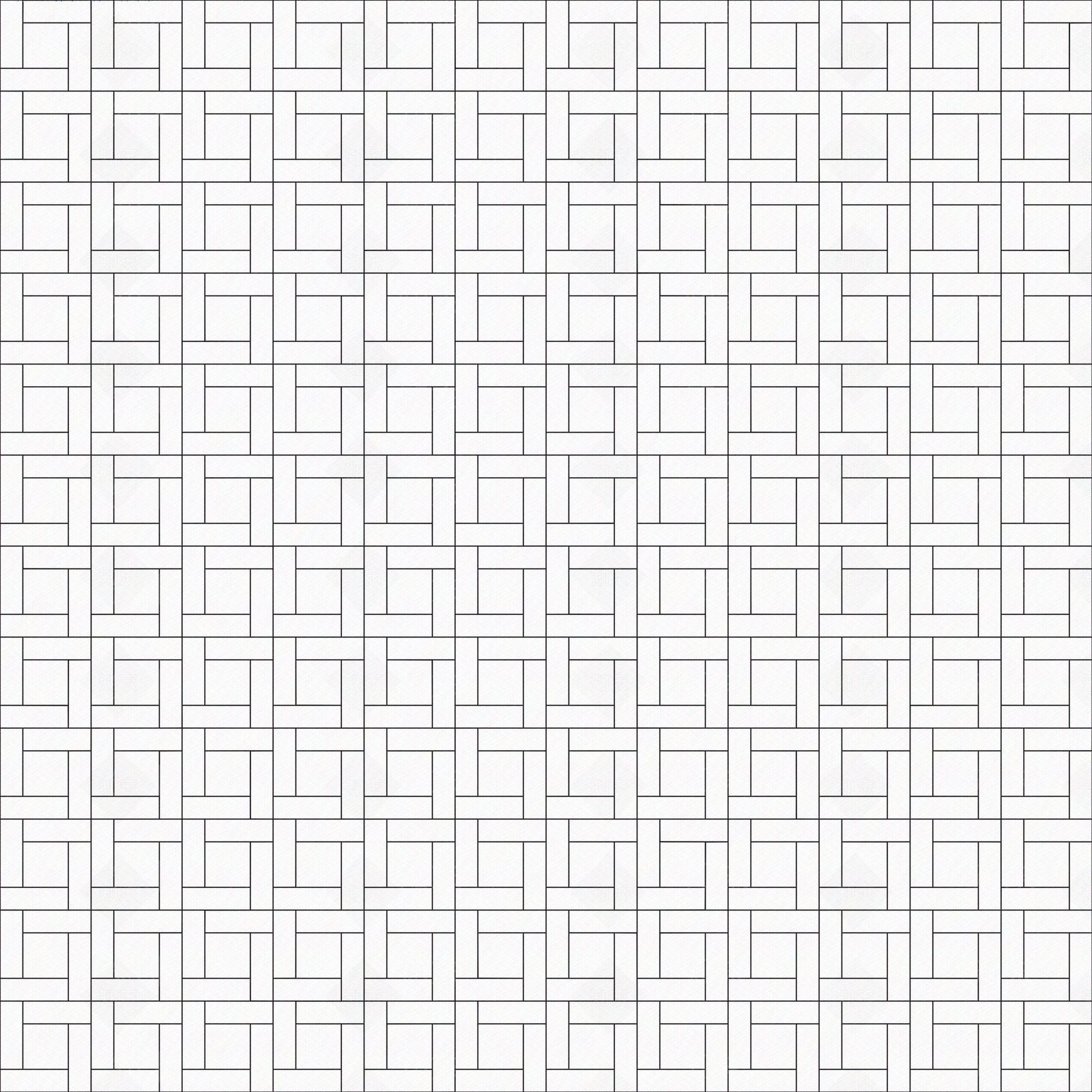 无缝白色砖回字形艺术铺贴贴图下载【ID:1139097476】