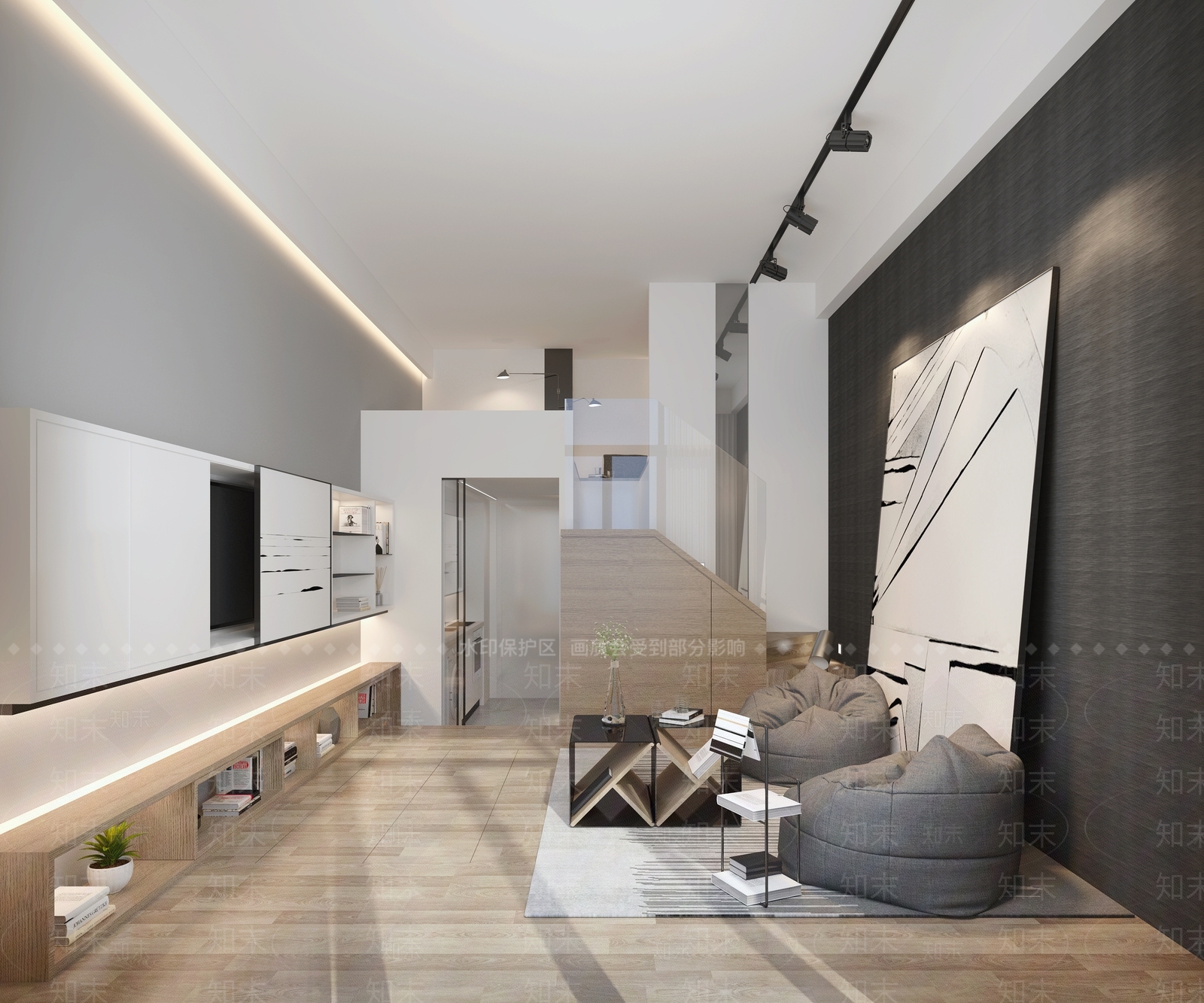 现代单身公寓3D模型下载【ID:1139103210】