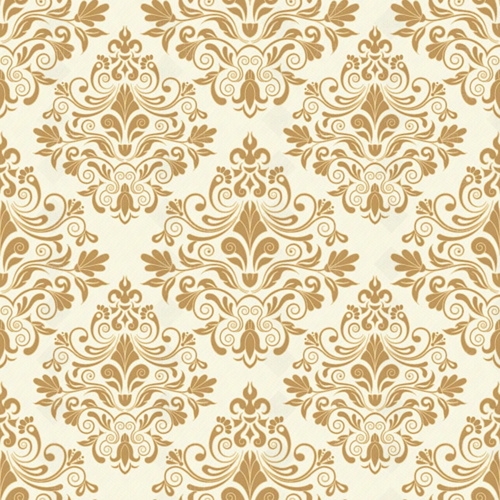 无缝大马士革墙纸贴图下载【ID:1139107680】