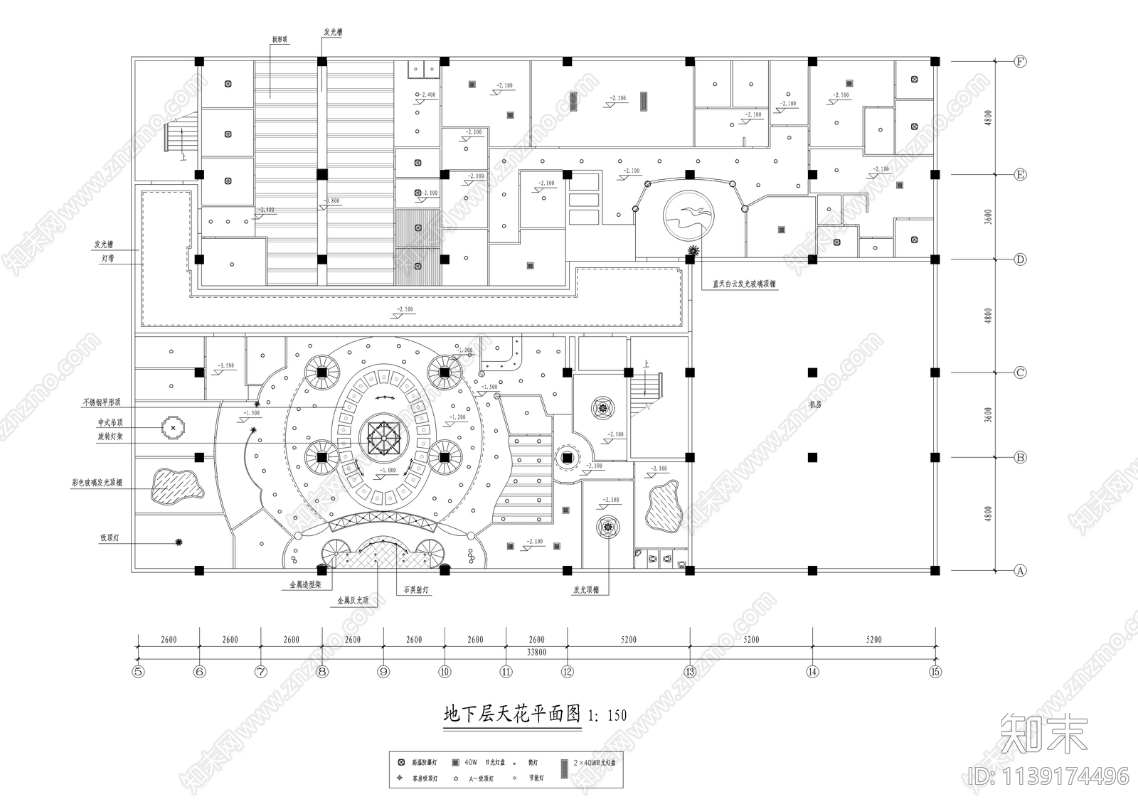 星级宾馆装修施工图下载【ID:1139174496】