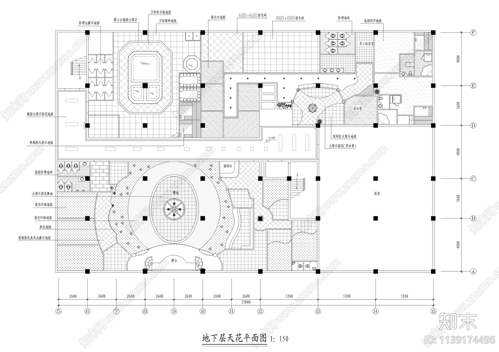 星级宾馆装修施工图下载【ID:1139174496】