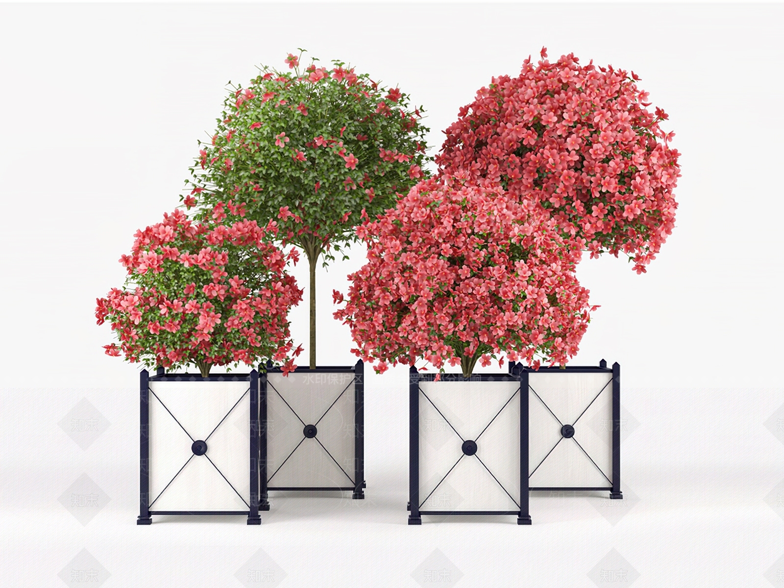 杜鹃花SU模型下载【ID:1139178834】