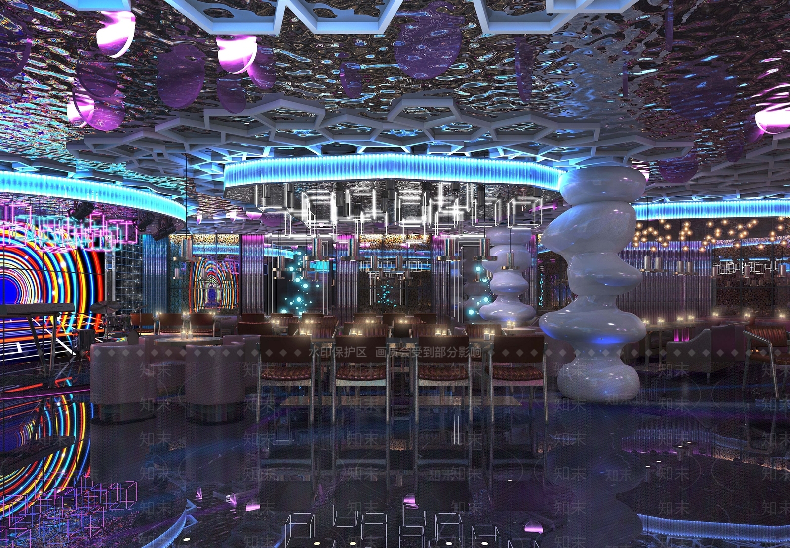 Valery现代酒吧SU模型下载【ID:1139179171】