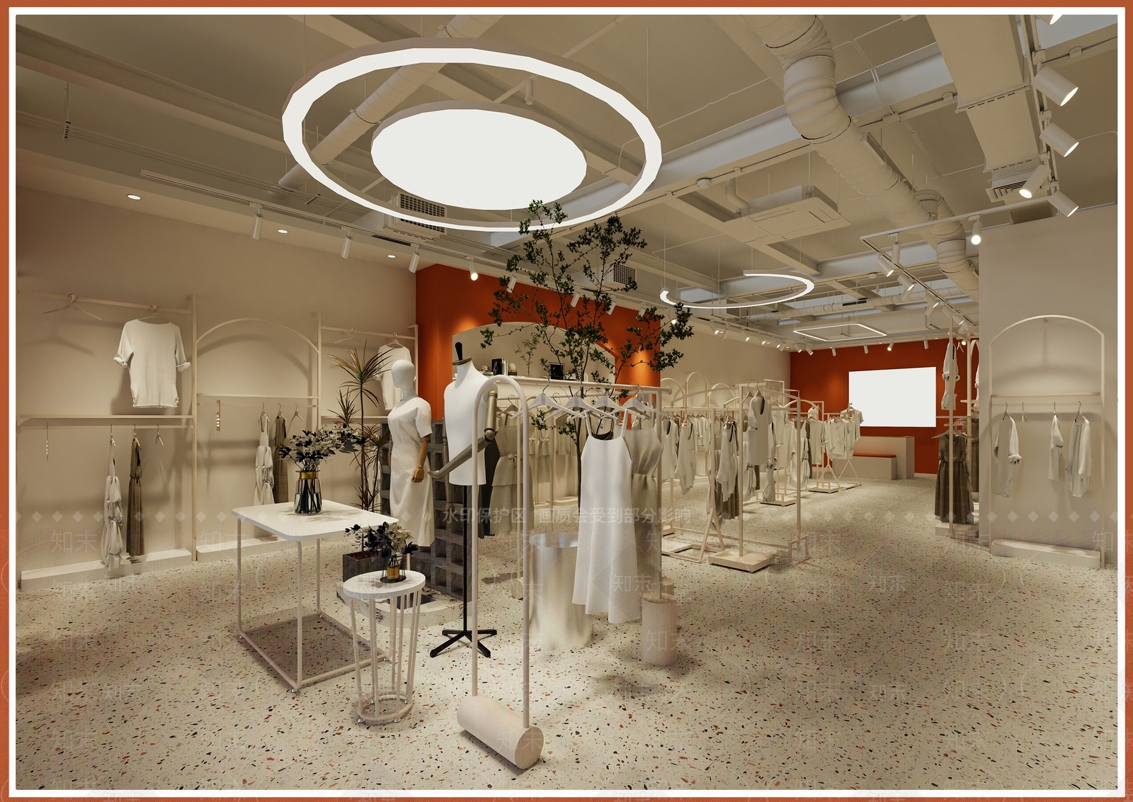 服装店连锁店铺3D模型下载【ID:1142870982】_知末3d模型网