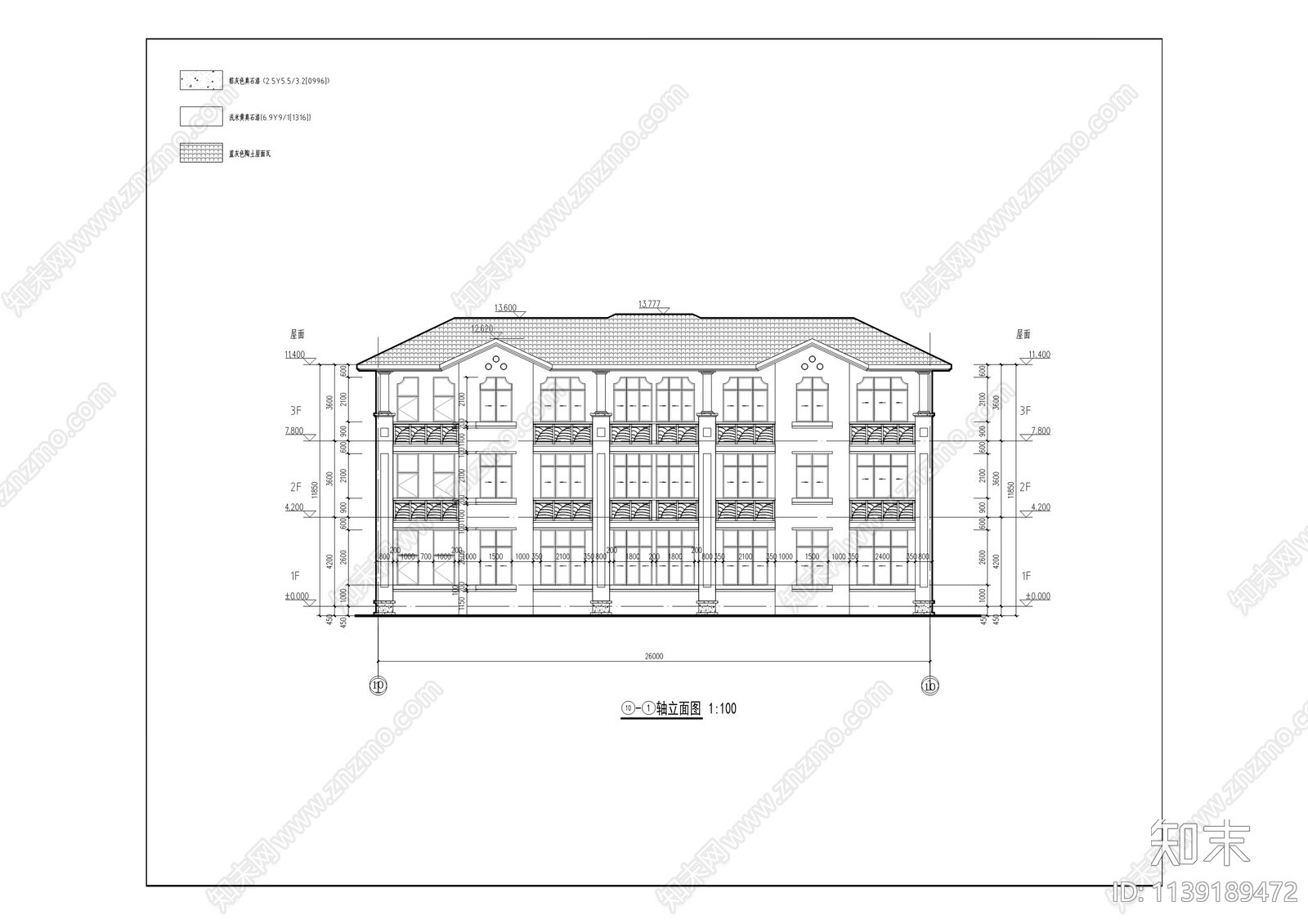 义和镇市场监督管理所办公建筑cad施工图下载【ID:1139189472】