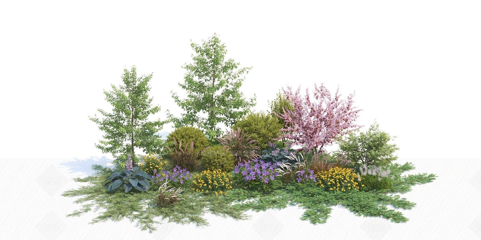 植物堆3D模型下载【ID:1139194134】
