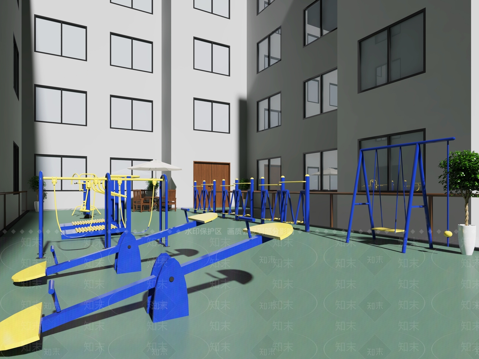 健身器材3D模型下载【ID:1139195250】