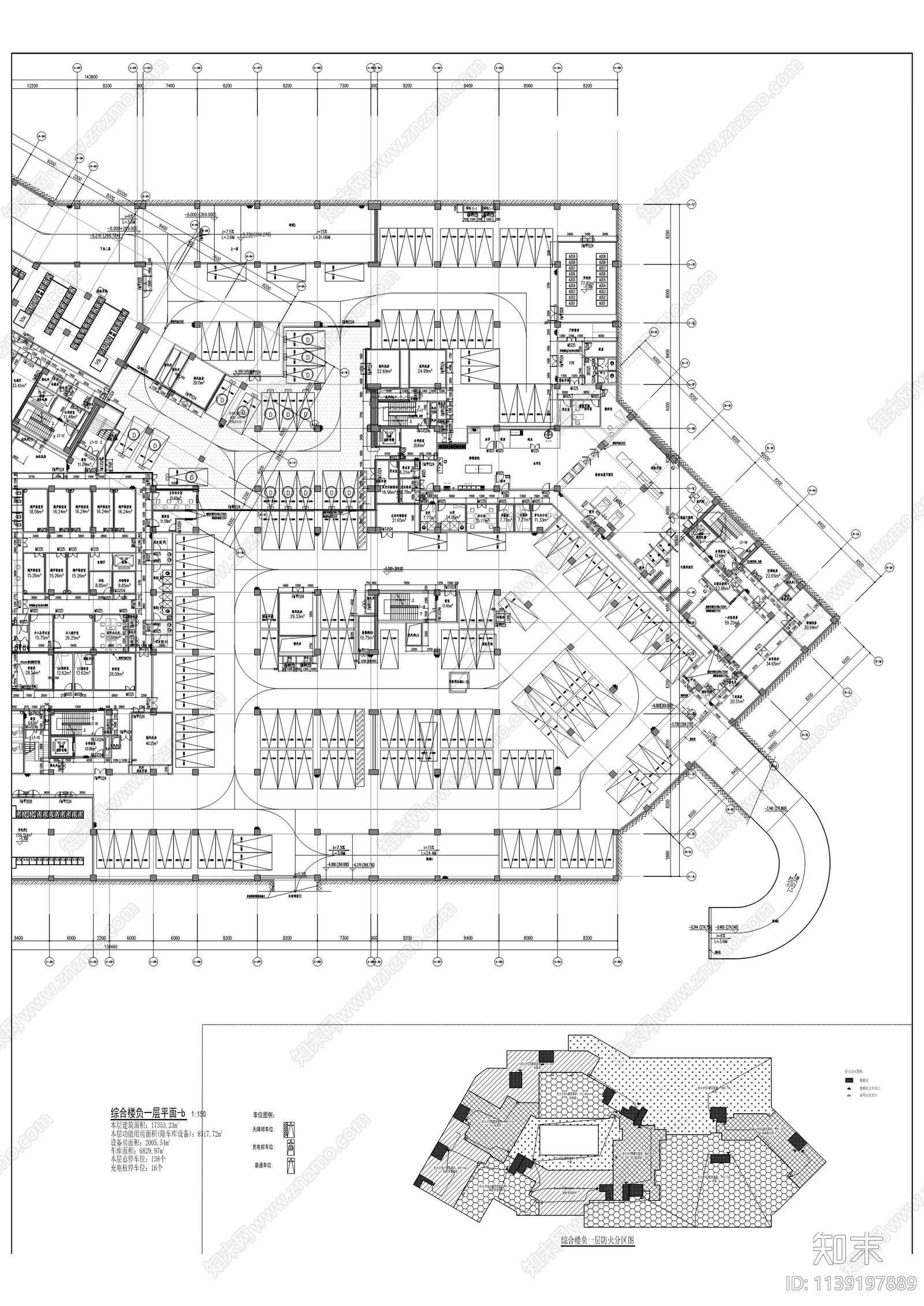 第九人民医院建筑cad施工图下载【ID:1139197889】