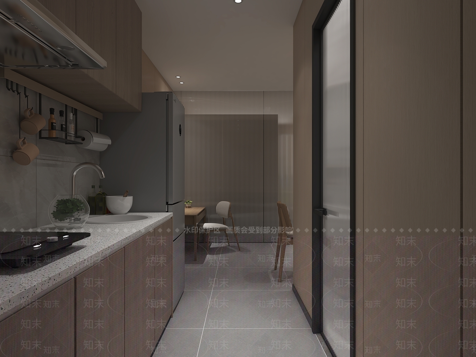 现代单身公寓3D模型下载【ID:1139203138】