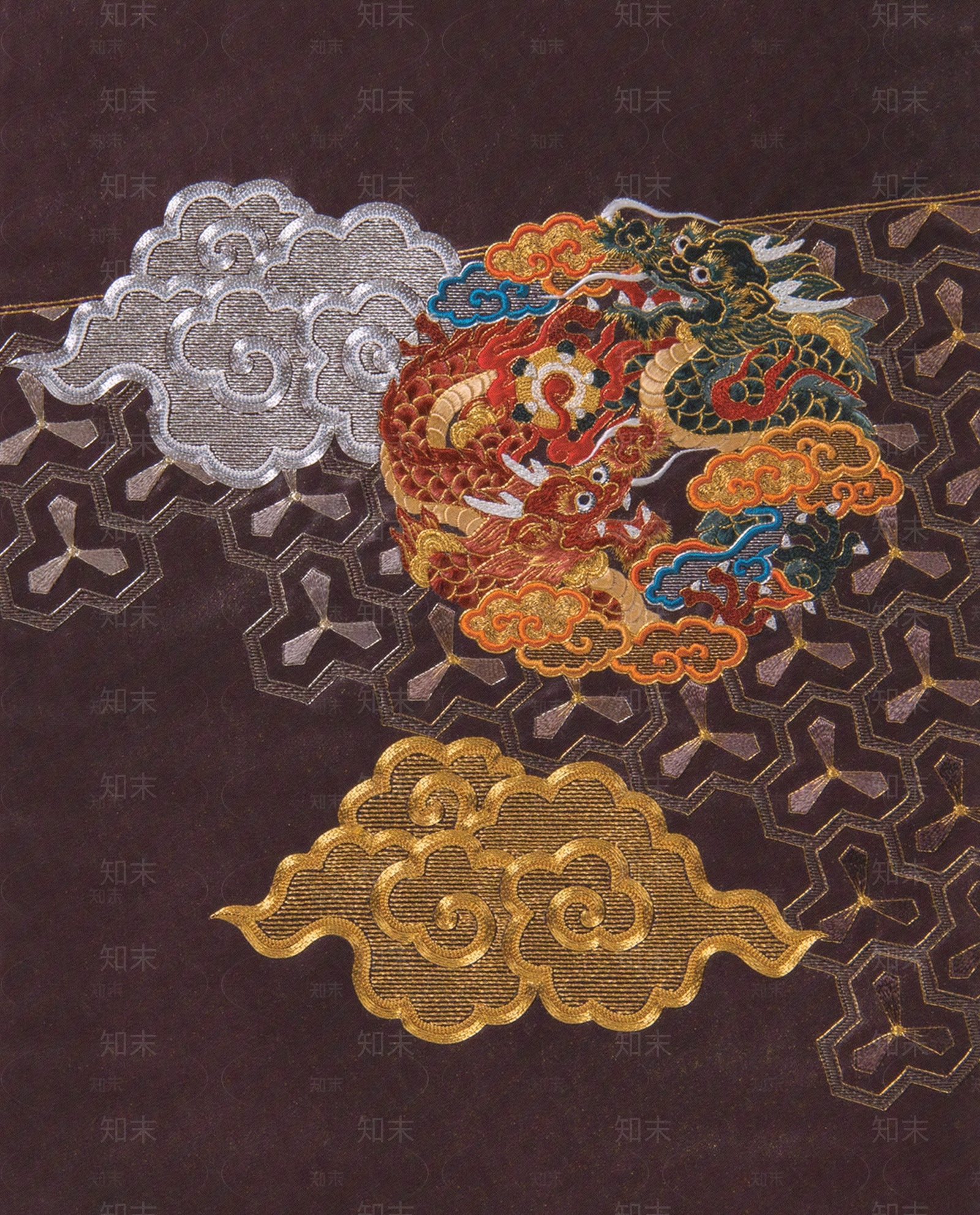 中式传统刺绣图案贴图下载【ID:1139202802】