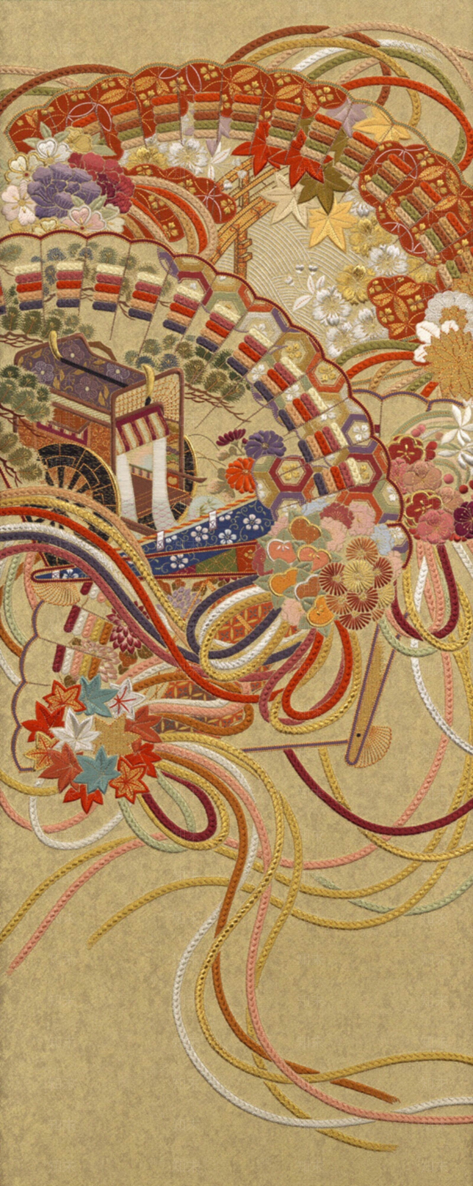 中式传统刺绣图案贴图下载【ID:1139203169】