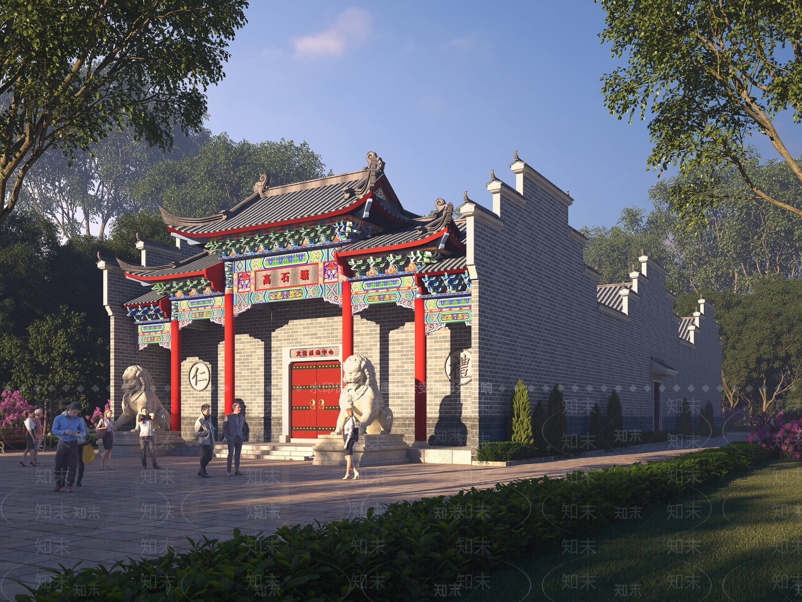 中式古建3D模型下载【ID:1139212012】_知末3d模型网