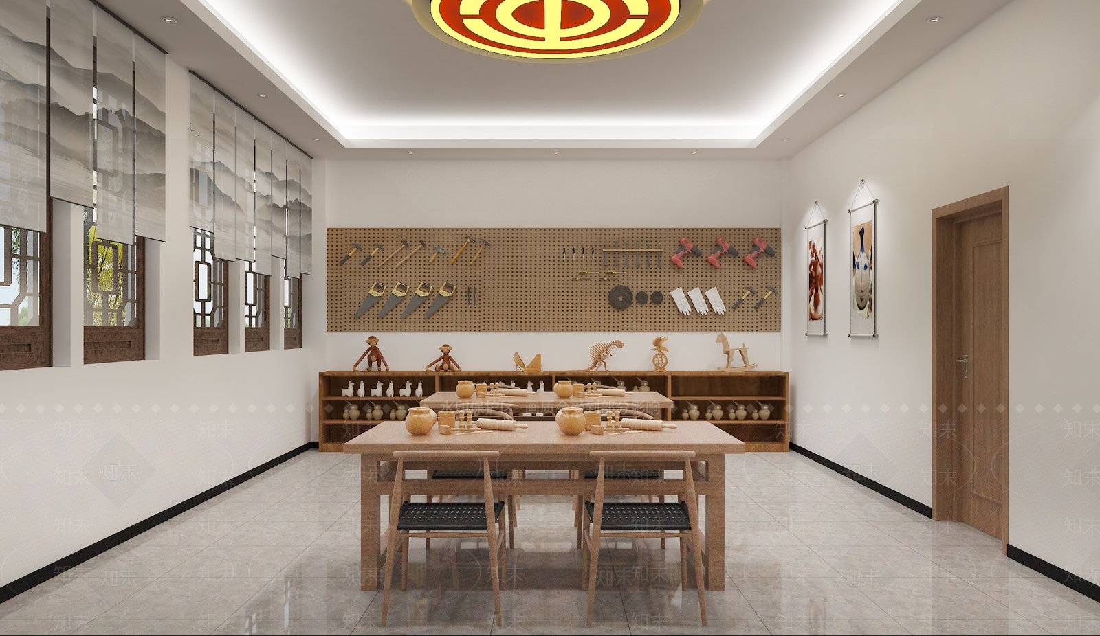 现代手工室3D模型下载【ID:1139213427】_知末3d模型网