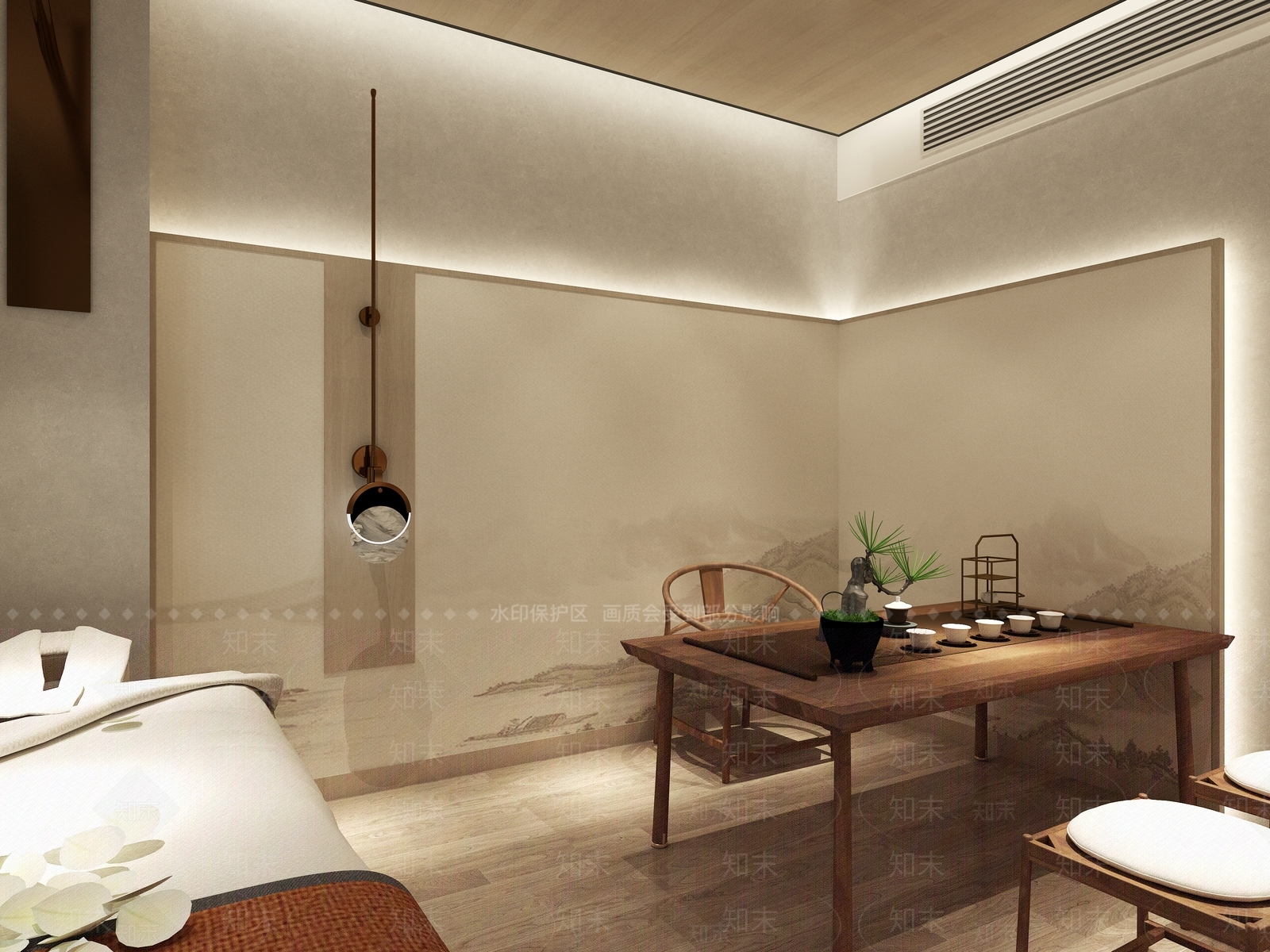 现代美容SPA店3D模型下载【ID:1139214496】