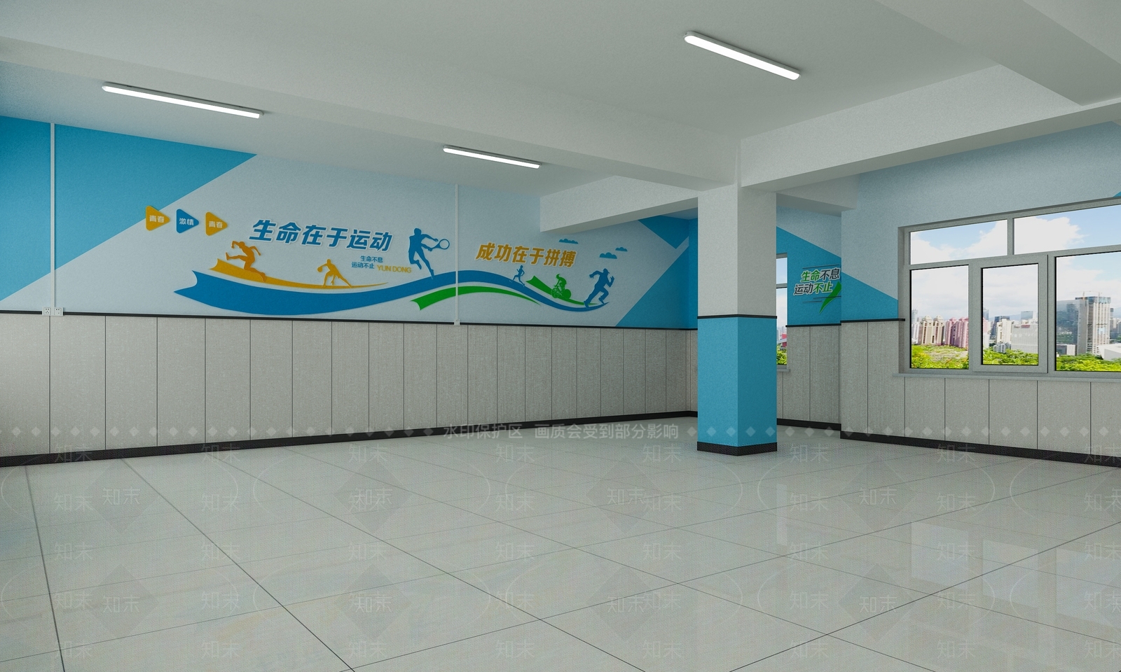 现代体育馆3D模型下载【ID:1139228566】