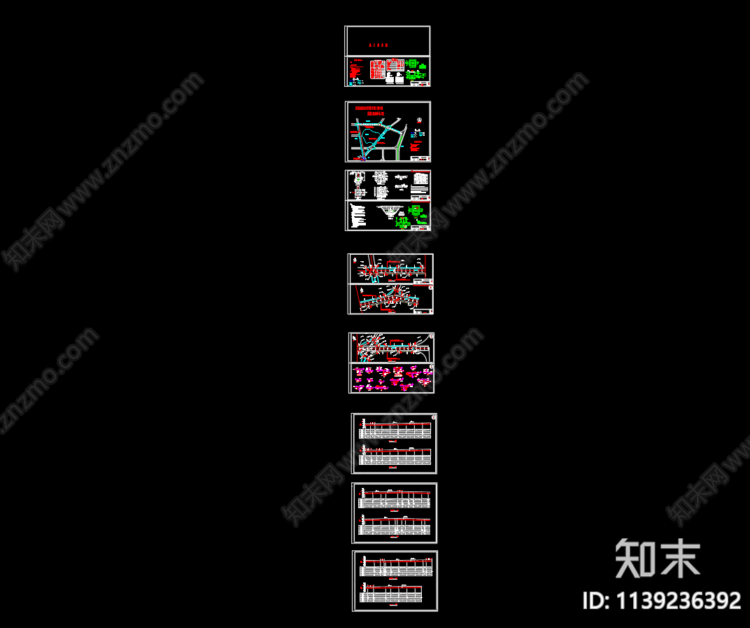 某县城供水管网工程cad施工图下载【ID:1139236392】