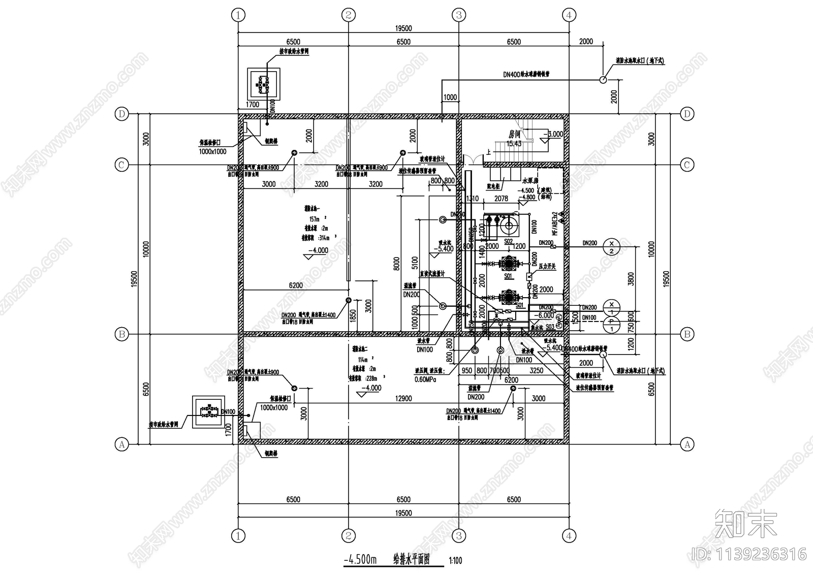 废品站建筑全套cad施工图下载【ID:1139236316】