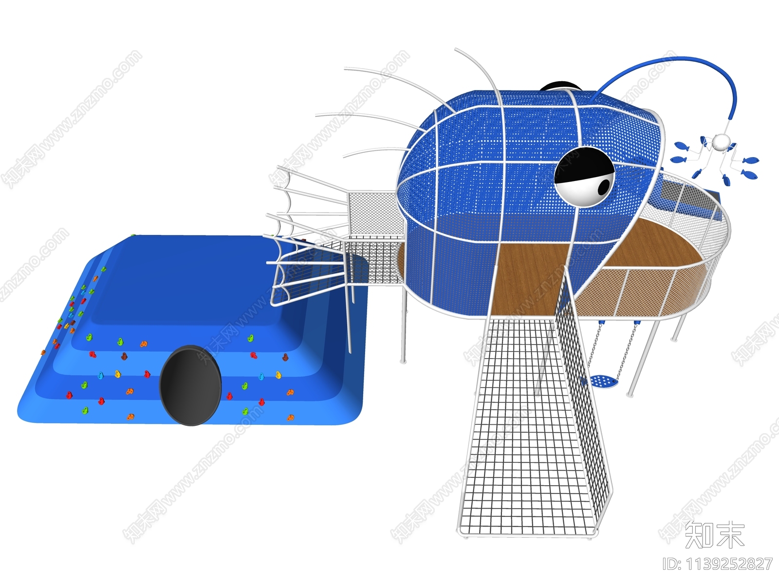 儿童游乐设施SU模型下载【ID:1139252827】