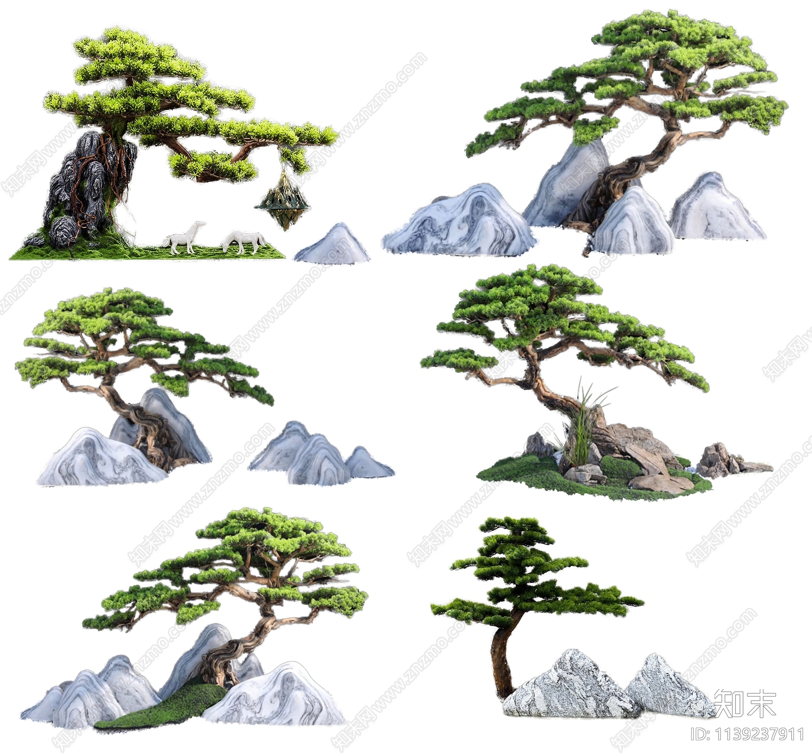 乔木设计素材精品下载_知末网
