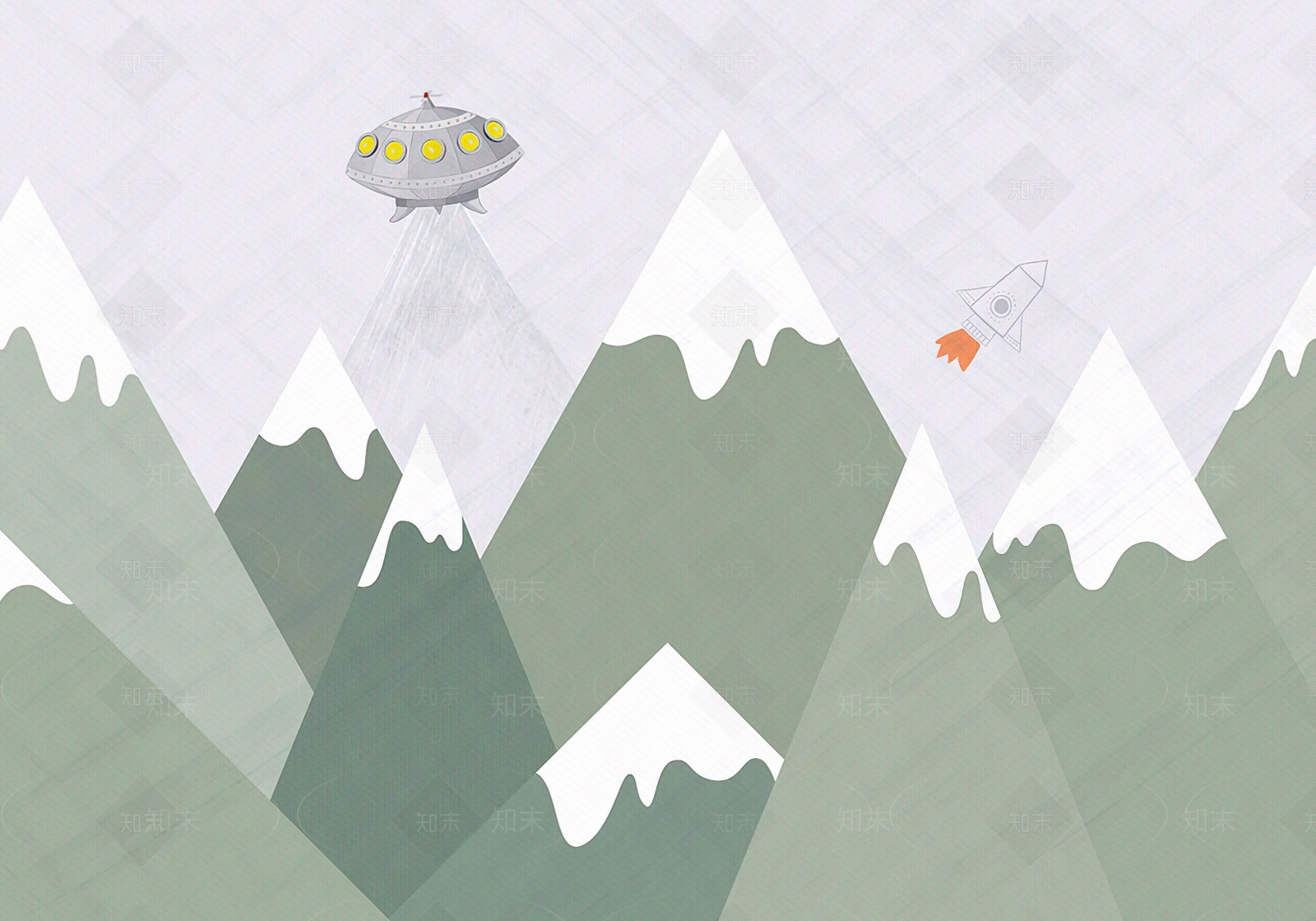 现代简约卡通儿童房壁纸贴图下载【ID:1139239921】