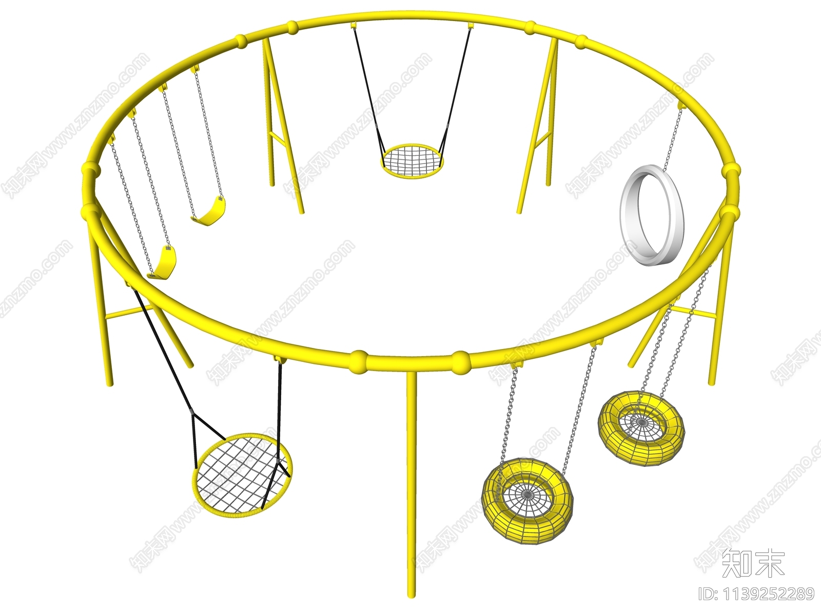 儿童游乐设施SU模型下载【ID:1139252289】