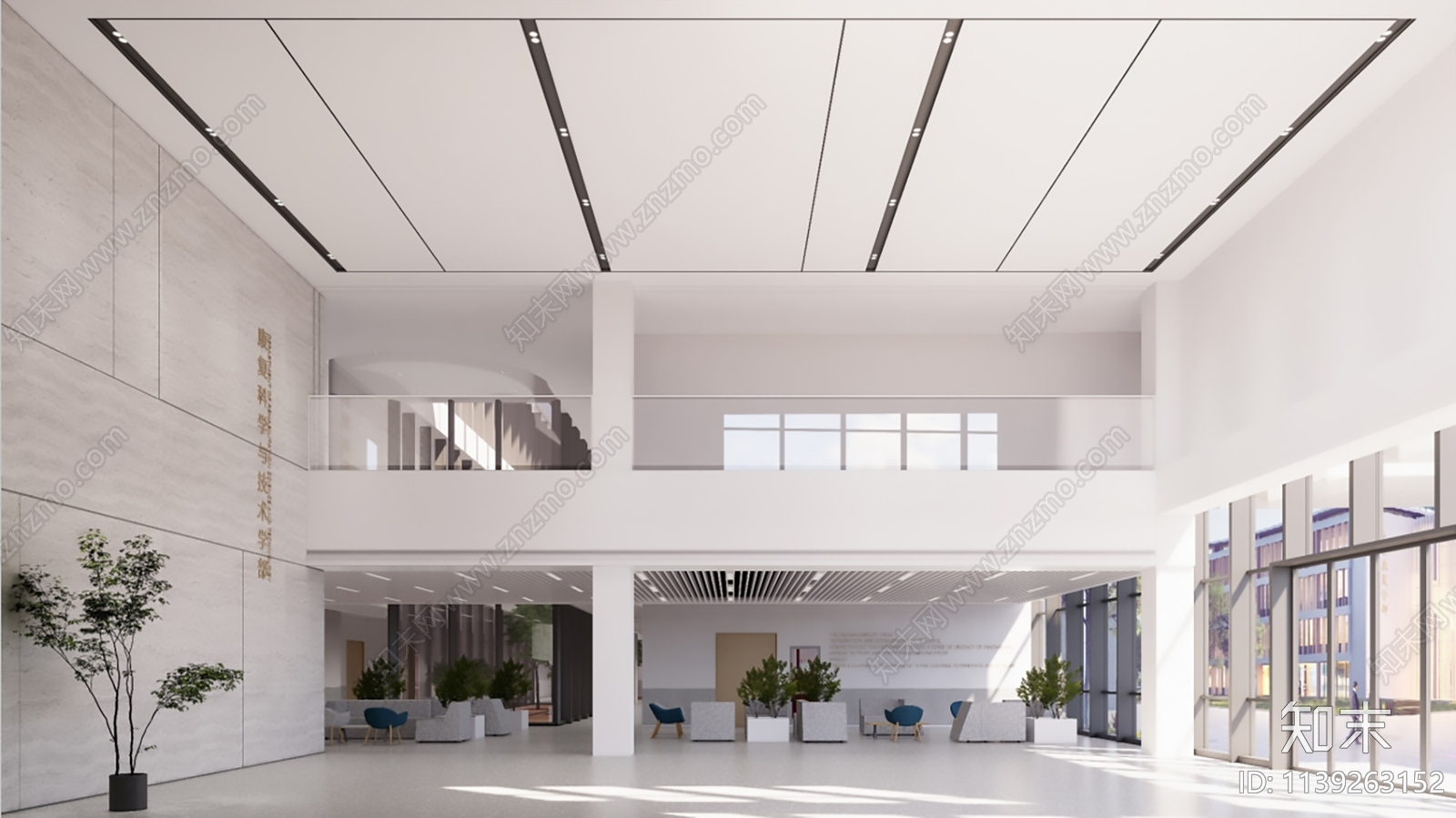 康复科学与技术学校装修效果图施工图下载【ID:1139263152】